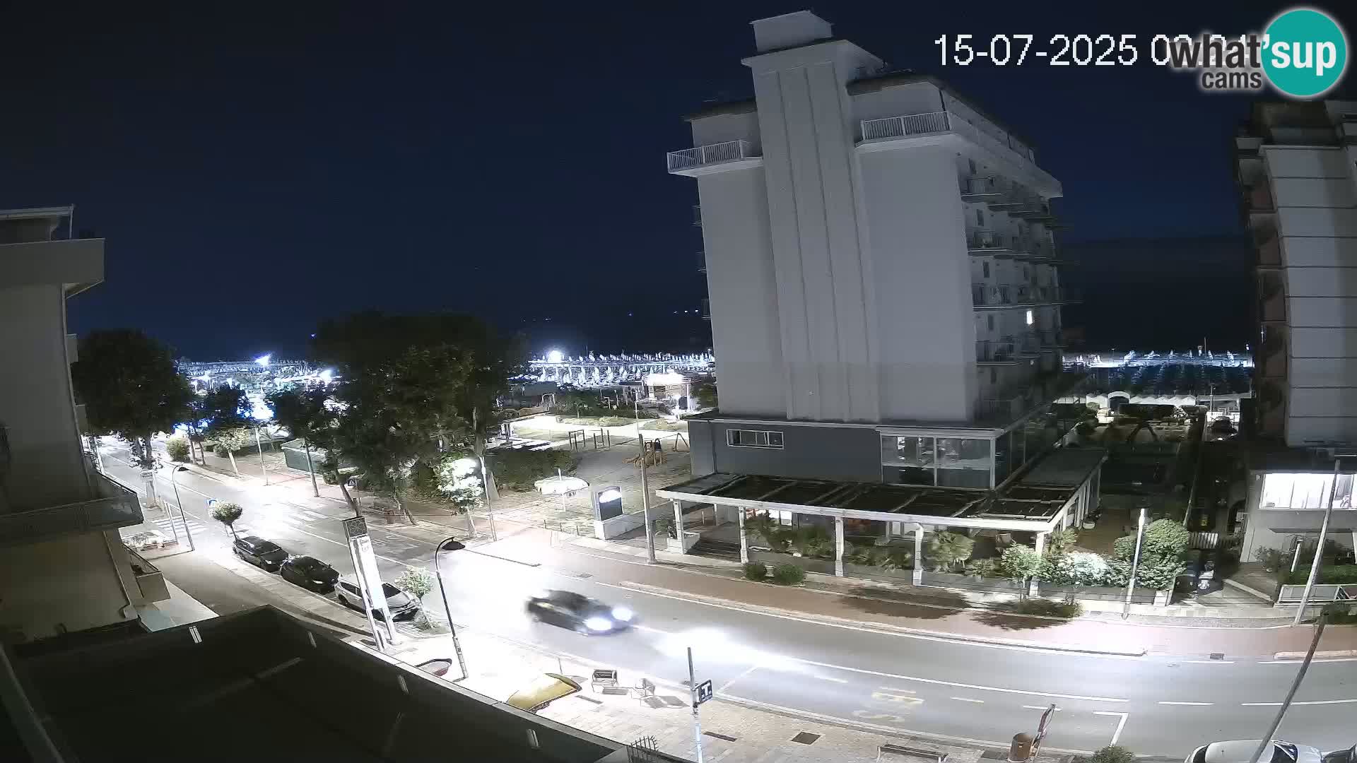Riccione webcam playa y jardines La Malfa – Playa Bagni Oreste 115