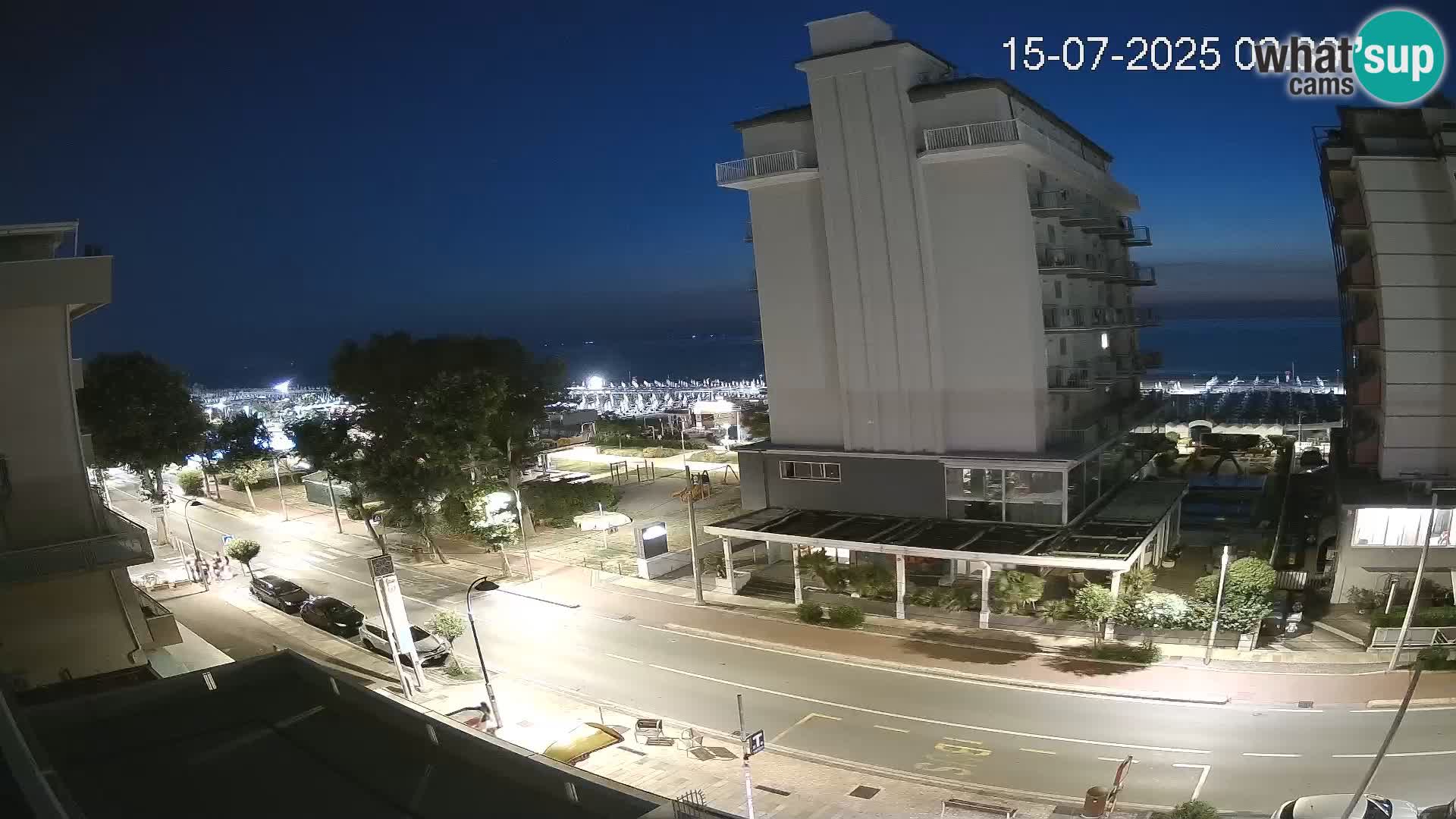 Riccione Webcam Strand und Gärten La Malfa – Bagni Oreste Strand 115