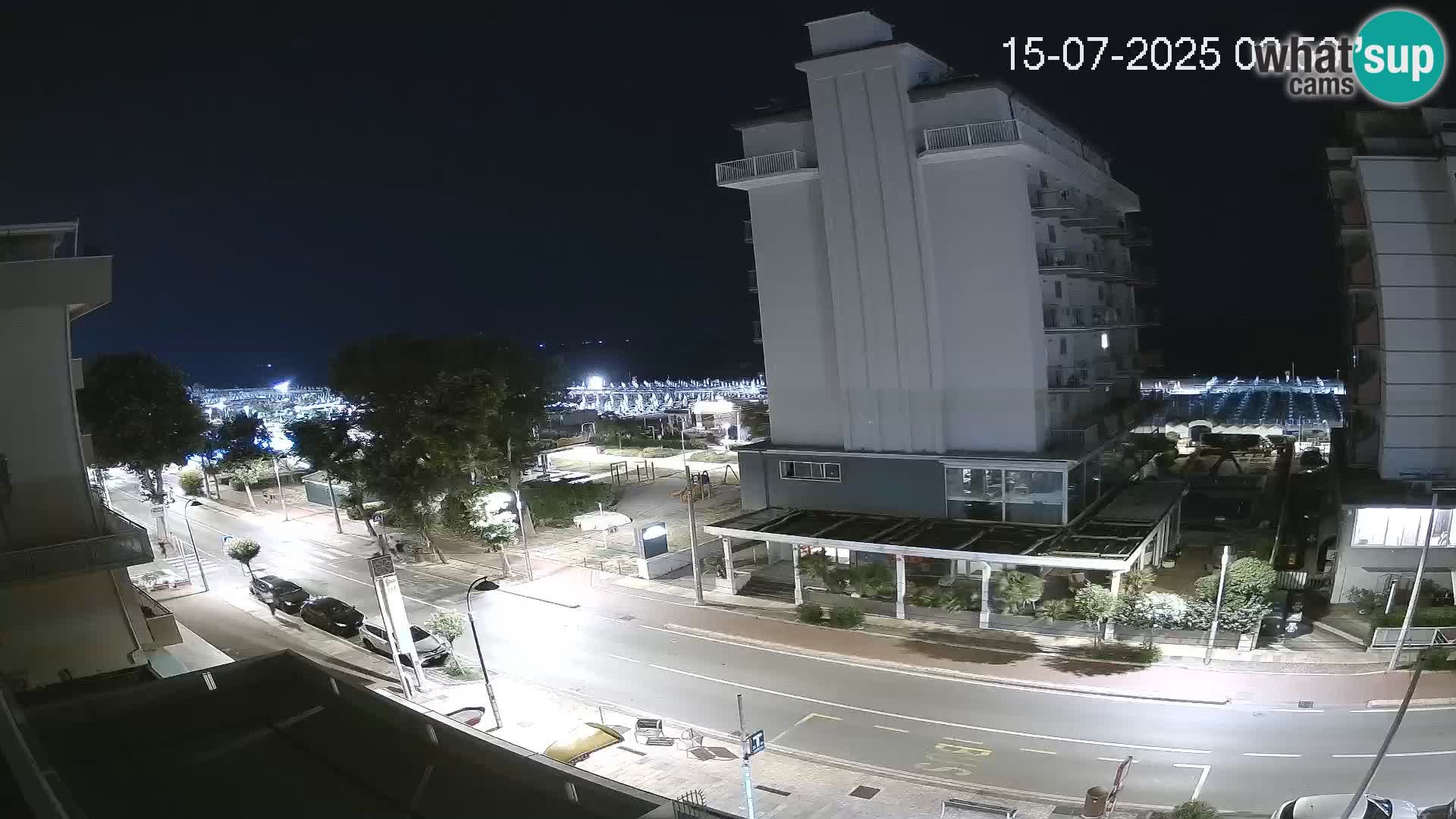 Riccione Webcam Strand und Gärten La Malfa – Bagni Oreste Strand 115