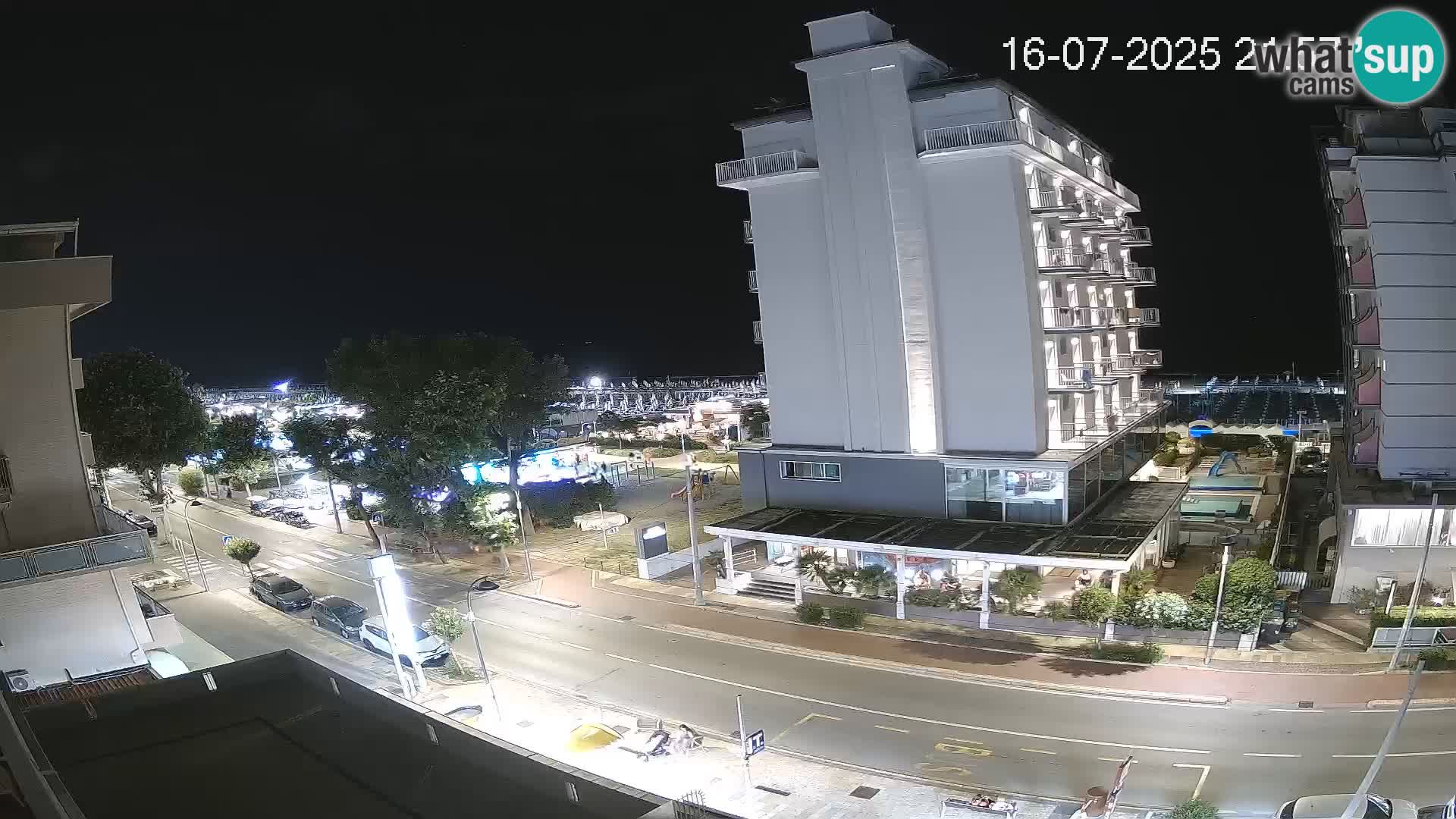 Riccione webcam spiaggia e giardini La Malfa – Bagni Oreste spiaggia 115