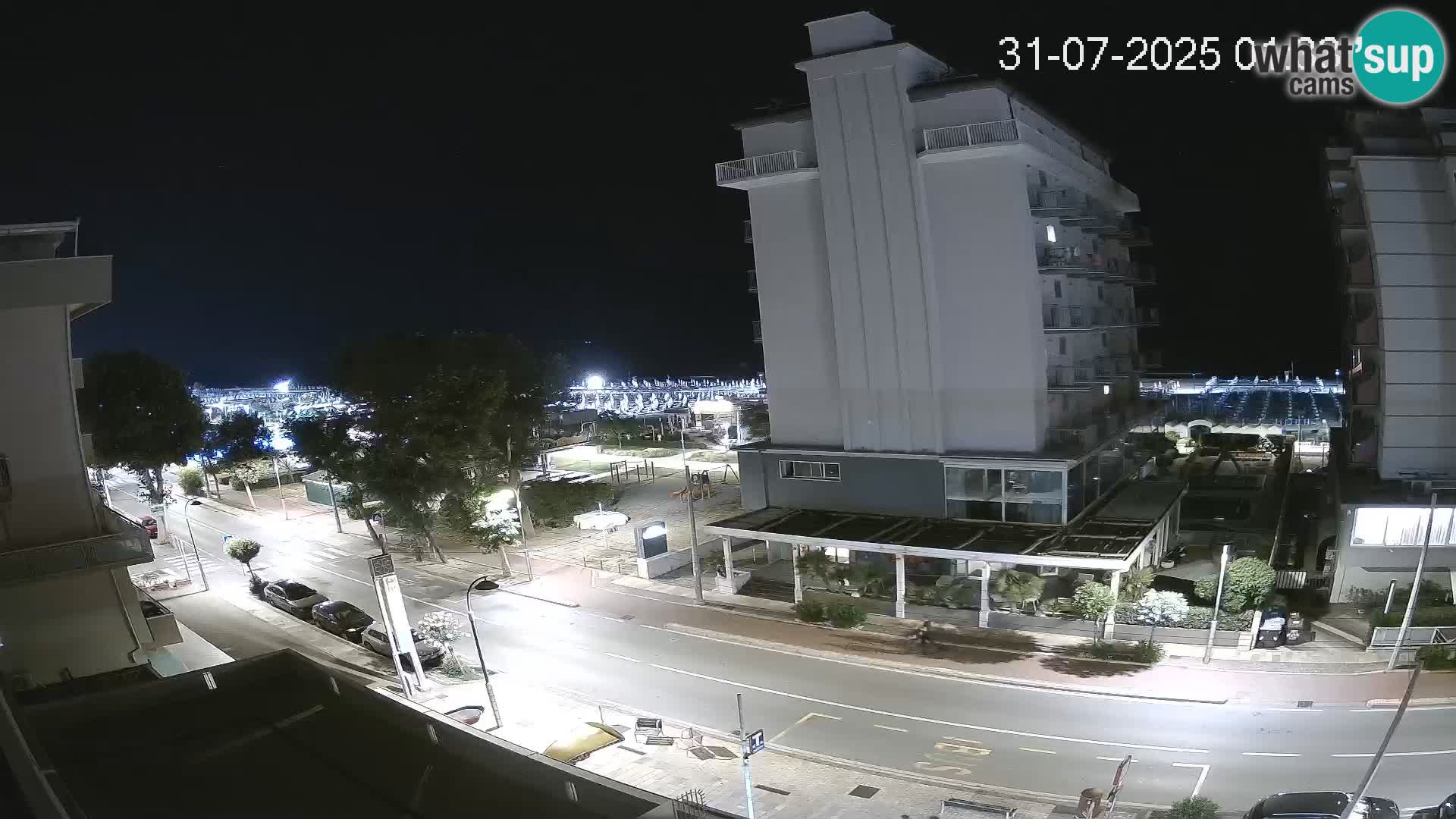 Riccione Webcam Strand und Gärten La Malfa – Bagni Oreste Strand 115
