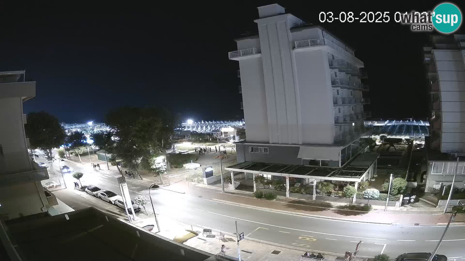 Riccione Webcam Strand und Gärten La Malfa – Bagni Oreste Strand 115