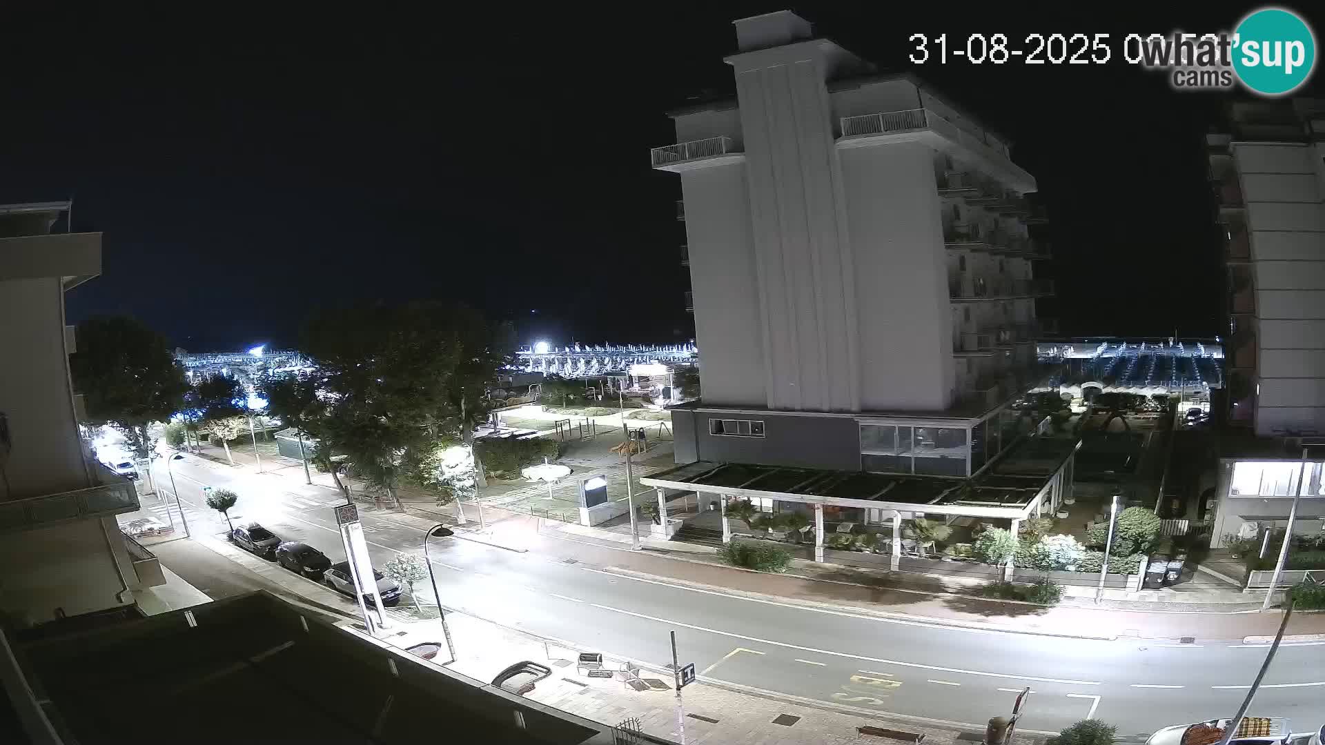 Riccione Webcam Strand und Gärten La Malfa – Bagni Oreste Strand 115