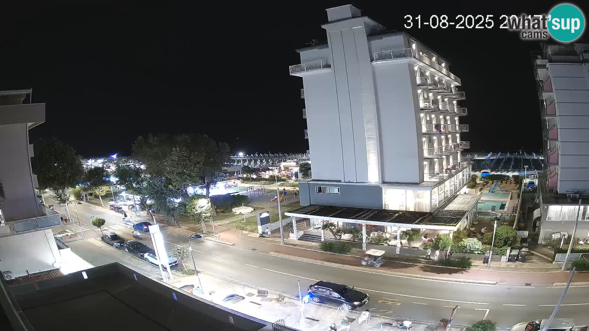 Riccione webcam spiaggia e giardini La Malfa – Bagni Oreste spiaggia 115