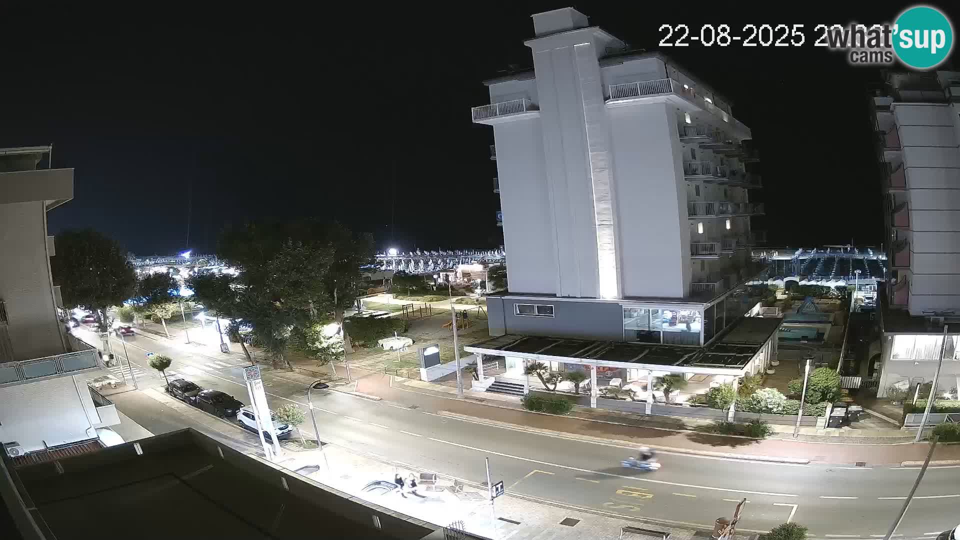 Riccione webcam spiaggia e giardini La Malfa – Bagni Oreste spiaggia 115