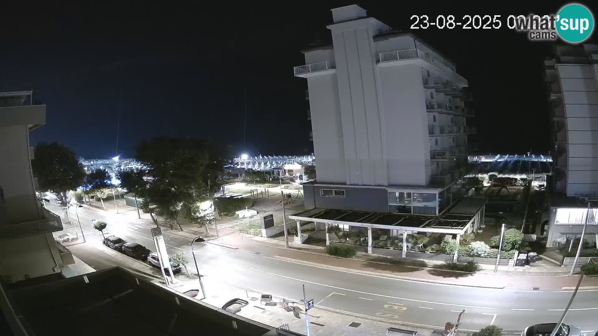 Riccione webcam spiaggia e giardini La Malfa – Bagni Oreste spiaggia 115