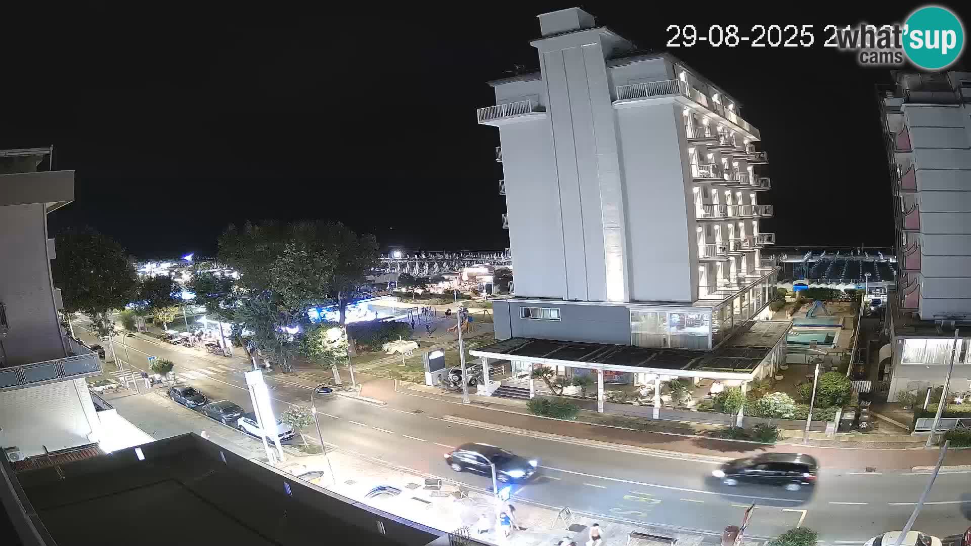 Riccione webcam spiaggia e giardini La Malfa – Bagni Oreste spiaggia 115