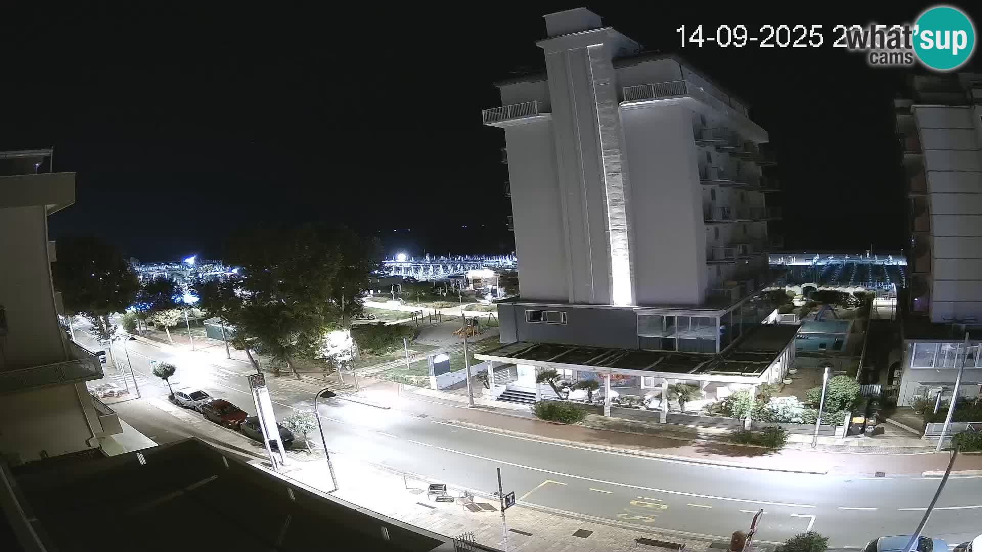 Riccione Webcam Strand und Gärten La Malfa – Bagni Oreste Strand 115