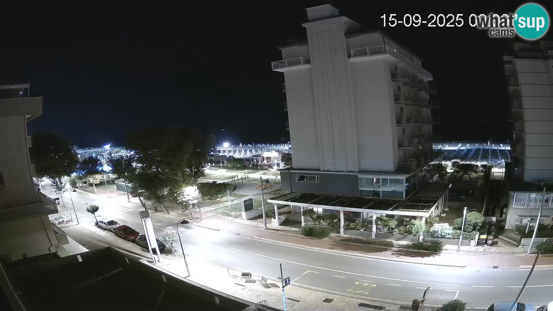 Riccione Webcam Strand und Gärten La Malfa – Bagni Oreste Strand 115