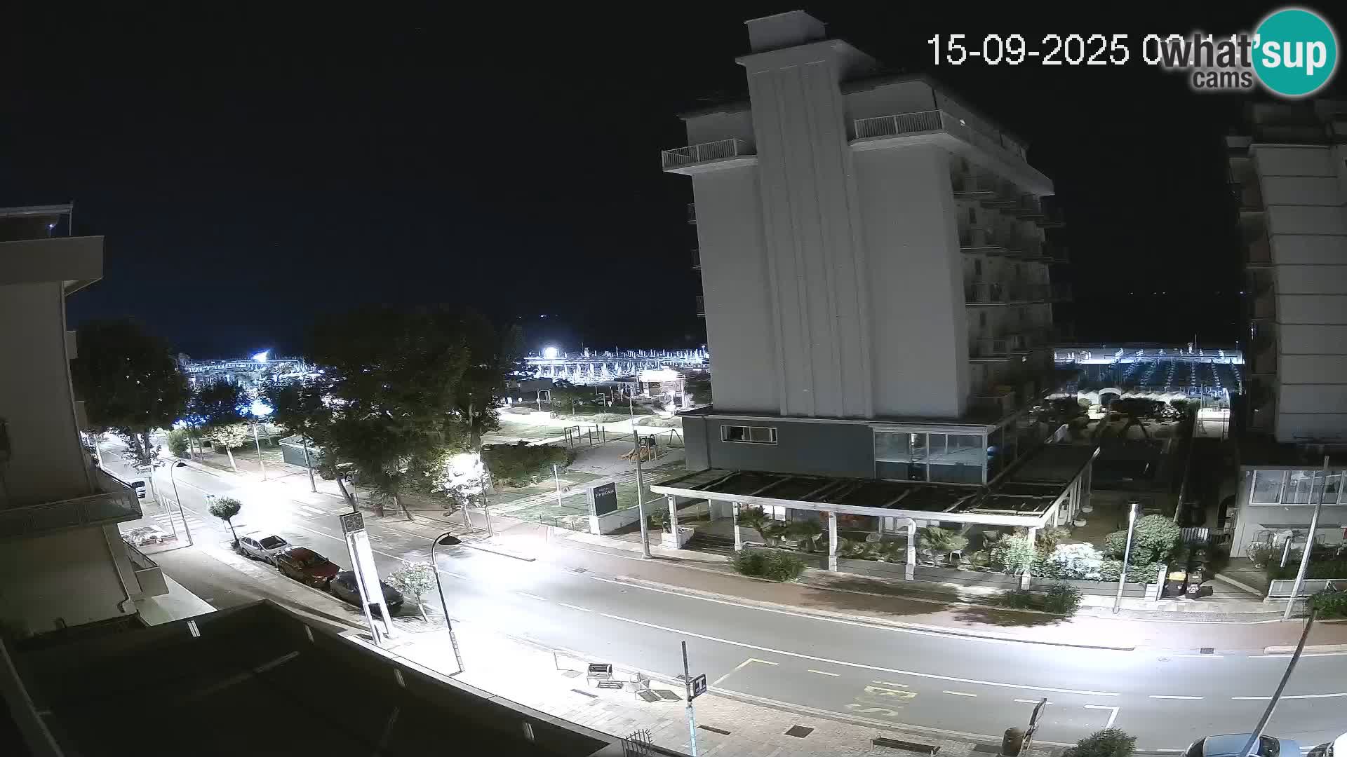 Riccione Webcam Strand und Gärten La Malfa – Bagni Oreste Strand 115