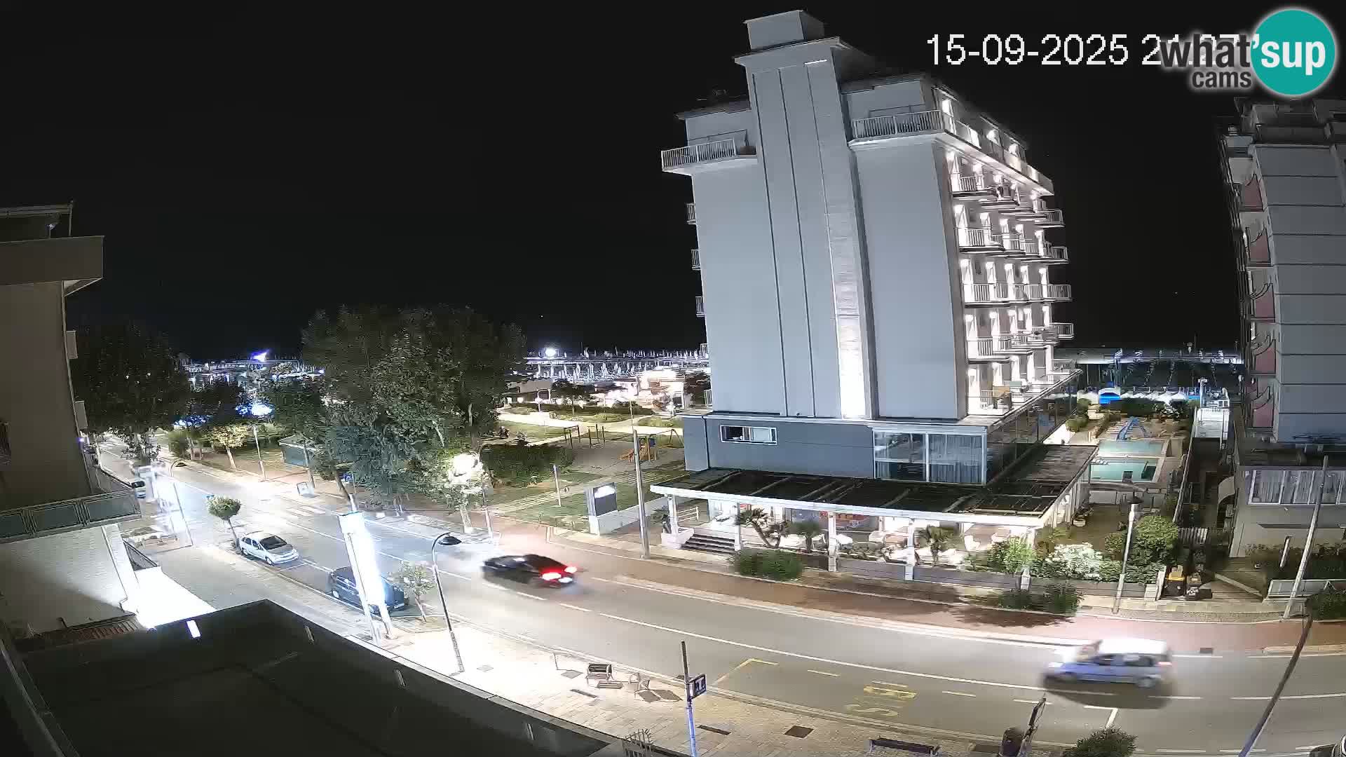 Riccione webcam spiaggia e giardini La Malfa – Bagni Oreste spiaggia 115