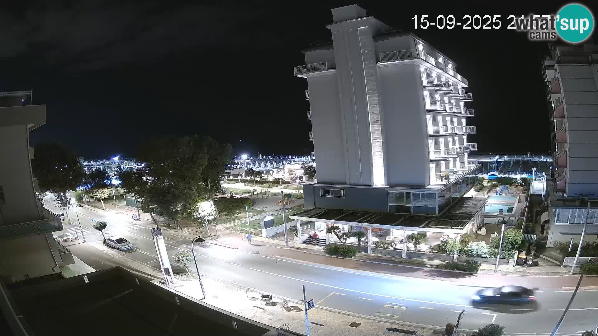Riccione Webcam Strand und Gärten La Malfa – Bagni Oreste Strand 115
