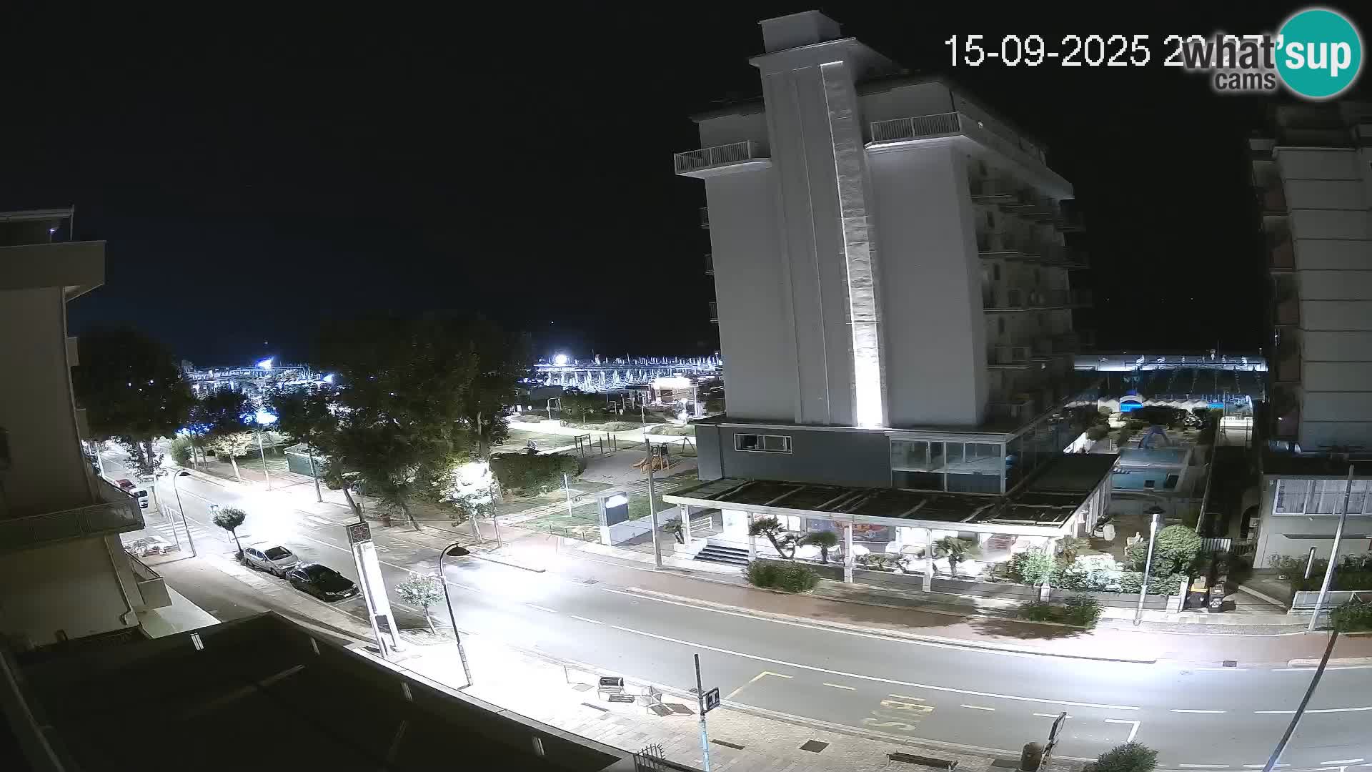 Riccione webcam spiaggia e giardini La Malfa – Bagni Oreste spiaggia 115