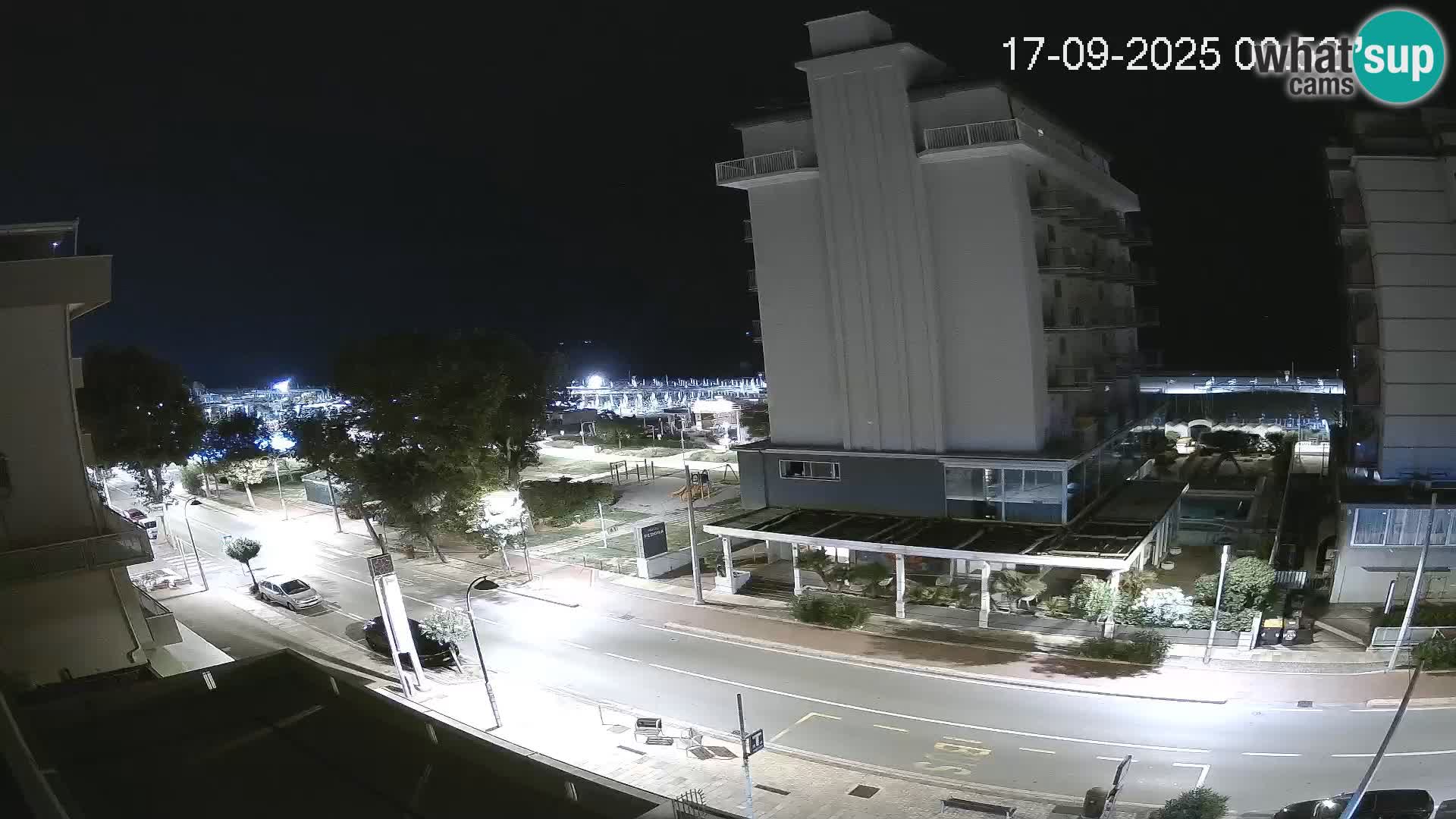 Riccione webcam spiaggia e giardini La Malfa – Bagni Oreste spiaggia 115