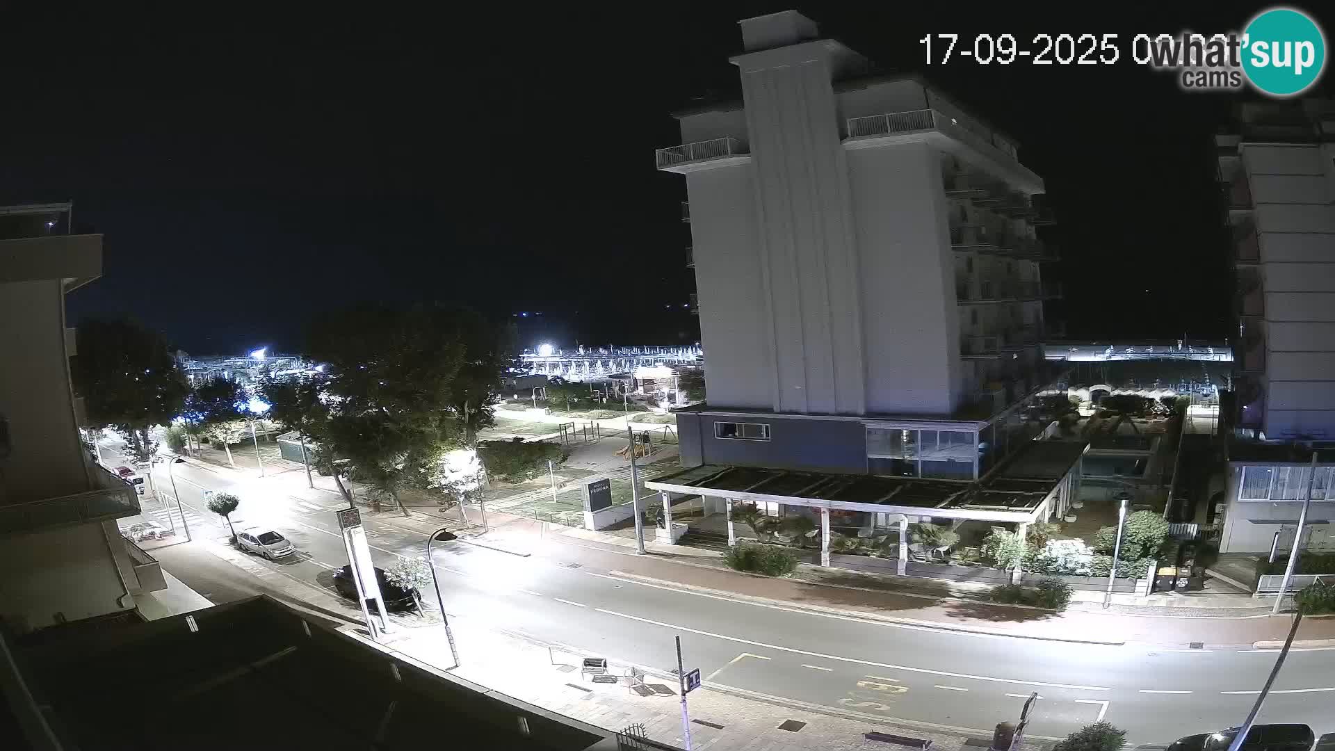 Riccione webcam playa y jardines La Malfa – Playa Bagni Oreste 115