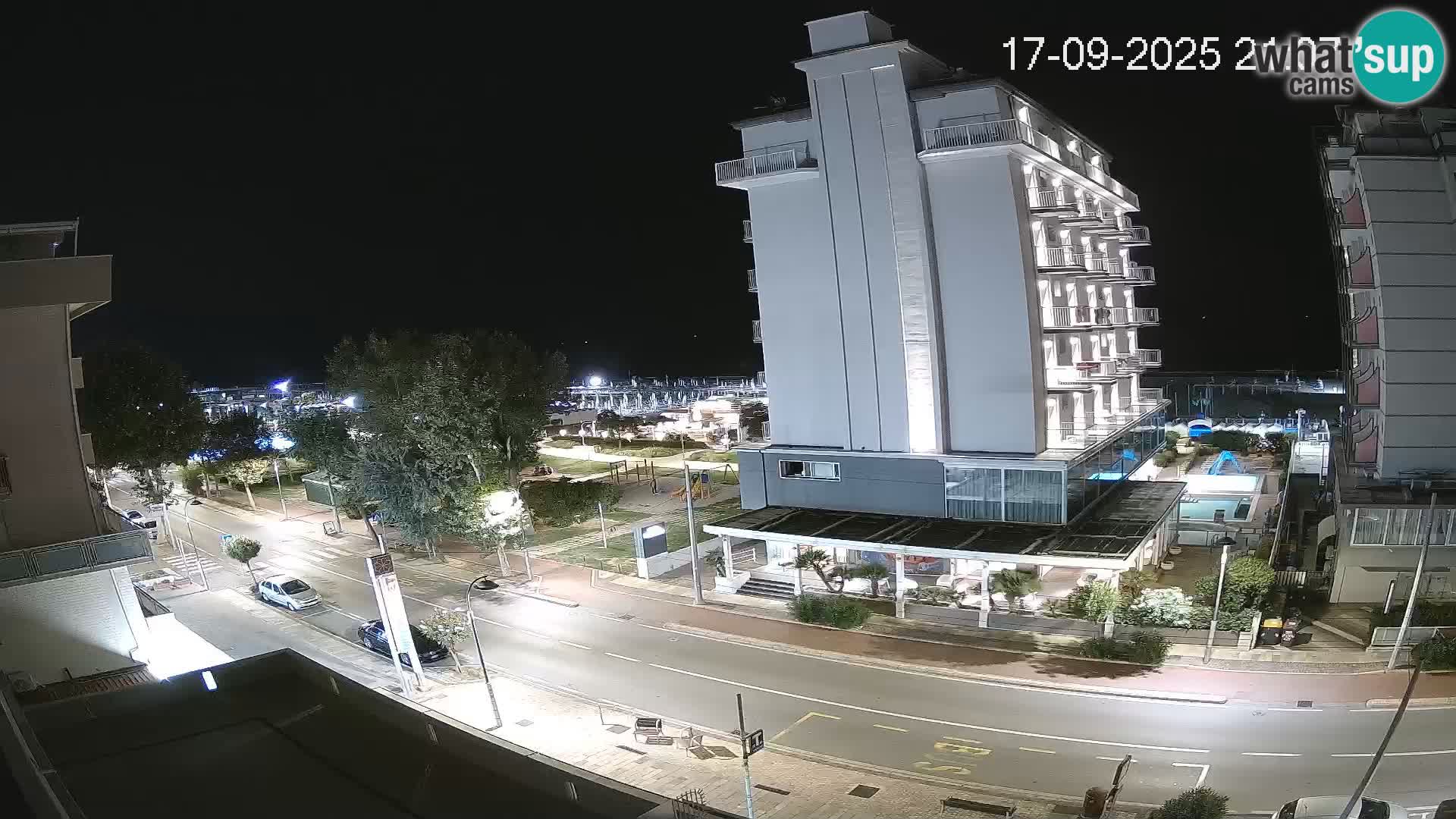 Riccione webcam spiaggia e giardini La Malfa – Bagni Oreste spiaggia 115
