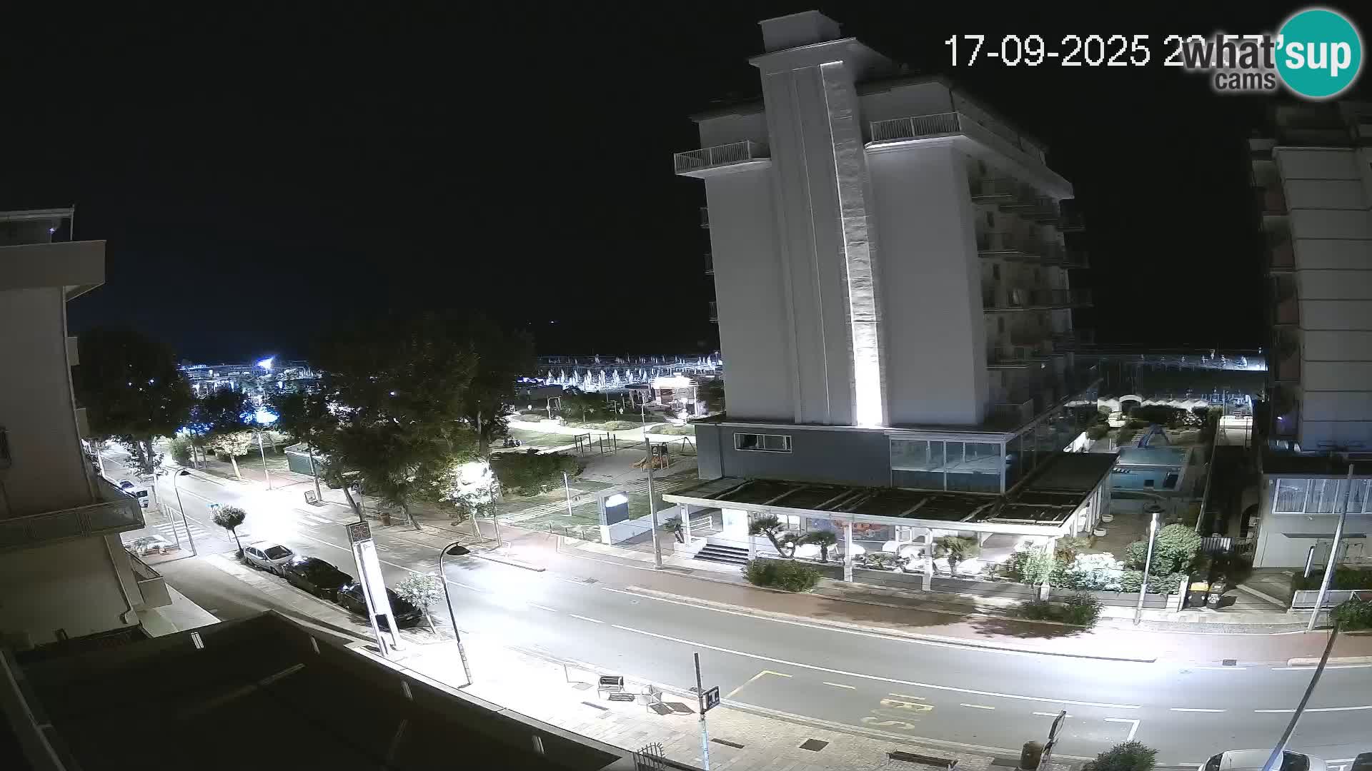 Riccione Webcam Strand und Gärten La Malfa – Bagni Oreste Strand 115