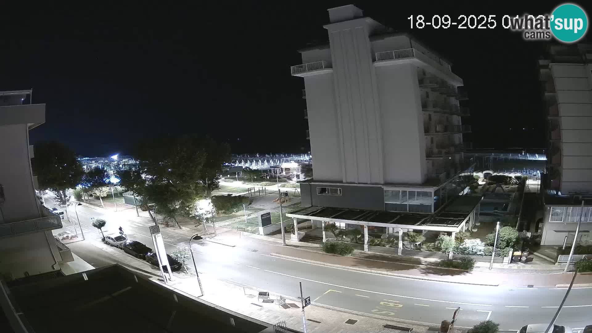 Riccione webcam spiaggia e giardini La Malfa – Bagni Oreste spiaggia 115