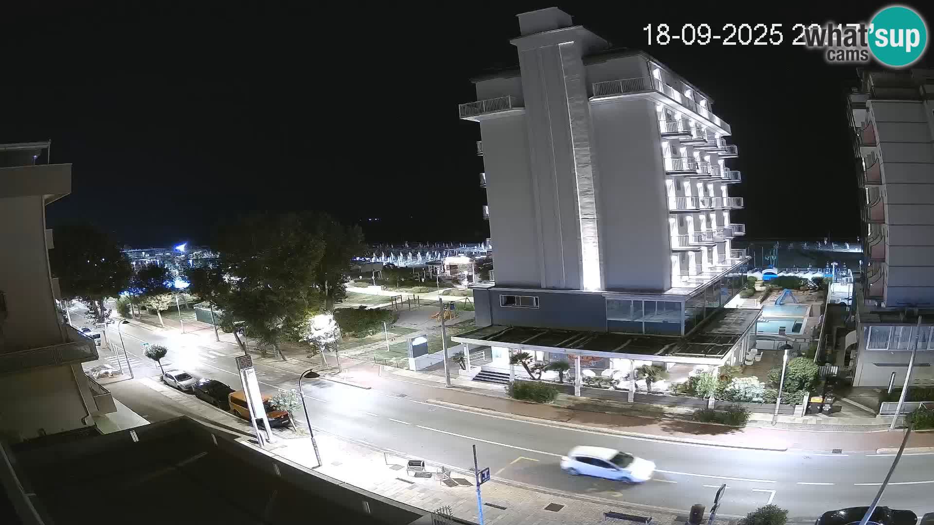Riccione webcam spiaggia e giardini La Malfa – Bagni Oreste spiaggia 115