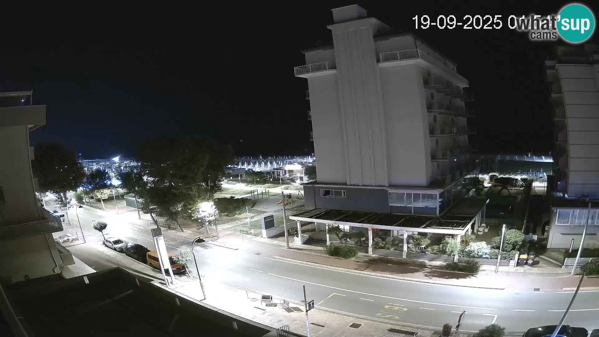 Riccione Webcam Strand und Gärten La Malfa – Bagni Oreste Strand 115