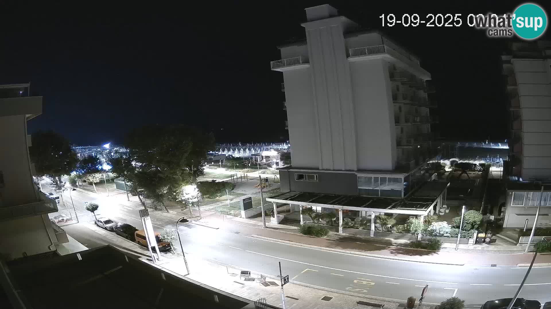 Riccione webcam spiaggia e giardini La Malfa – Bagni Oreste spiaggia 115