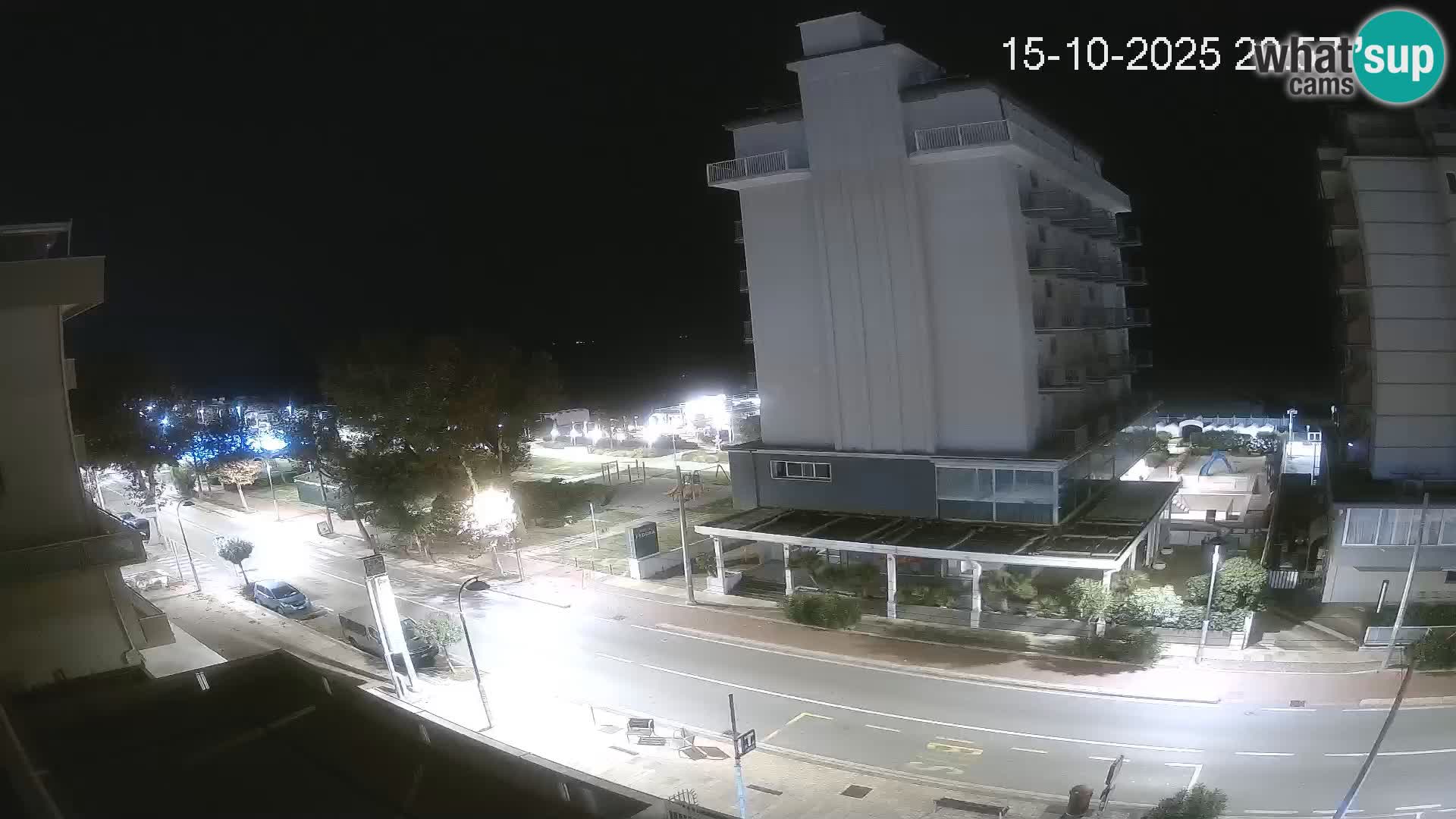 Riccione web kamera plaža i vrtovi La Malfa – plaža Bagni Oreste 115