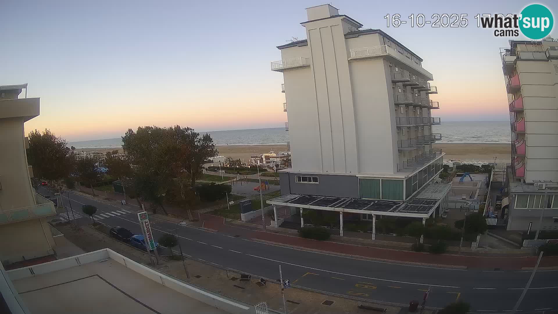 Riccione webcam spiaggia e giardini La Malfa – Bagni Oreste spiaggia 115