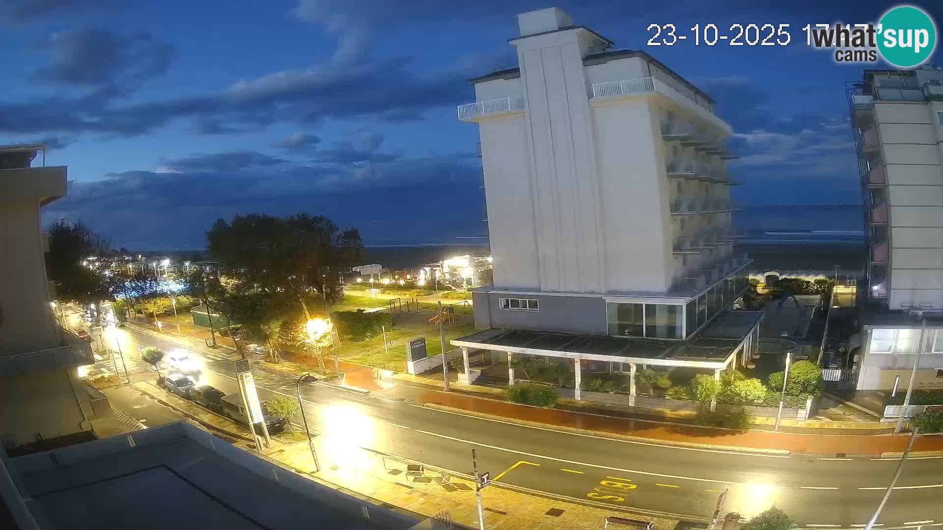 Riccione webcam spiaggia e giardini La Malfa – Bagni Oreste spiaggia 115