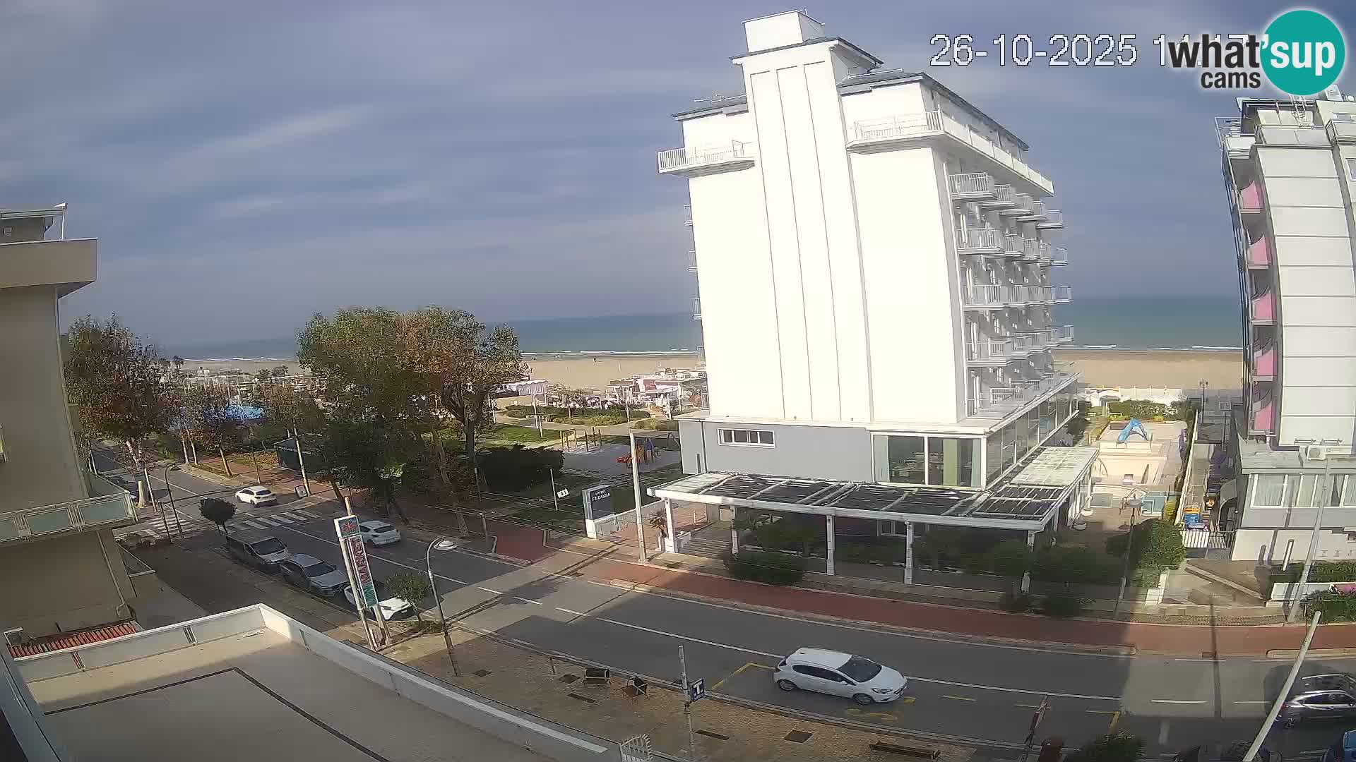Riccione Webcam Strand und Gärten La Malfa – Bagni Oreste Strand 115