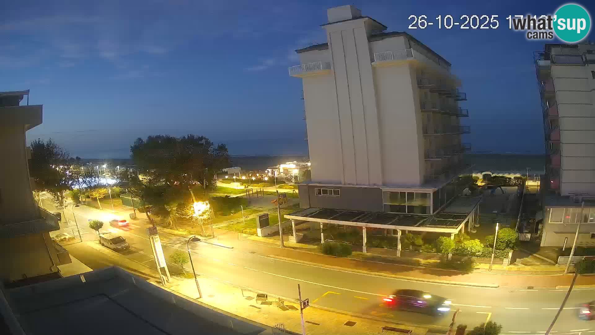 Riccione Webcam Strand und Gärten La Malfa – Bagni Oreste Strand 115