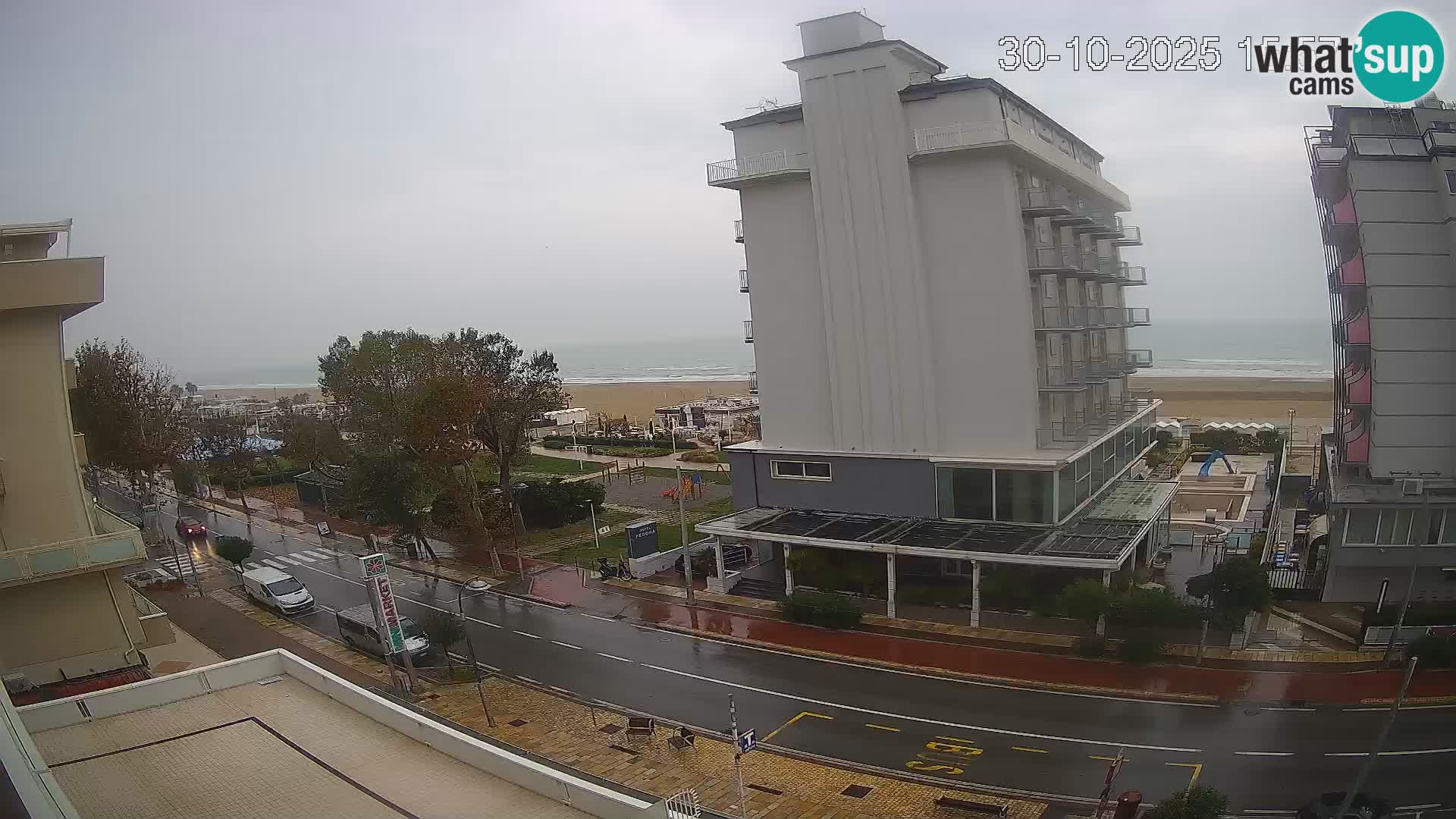 Riccione webcam playa y jardines La Malfa – Playa Bagni Oreste 115
