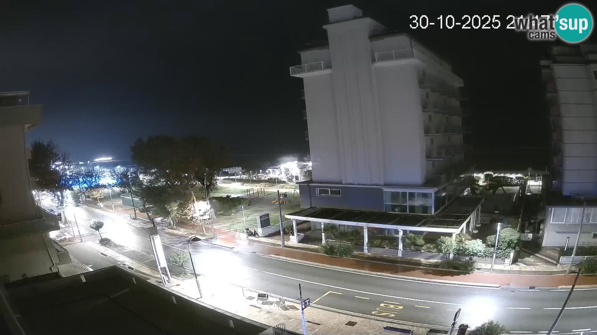 Riccione Webcam Strand und Gärten La Malfa – Bagni Oreste Strand 115