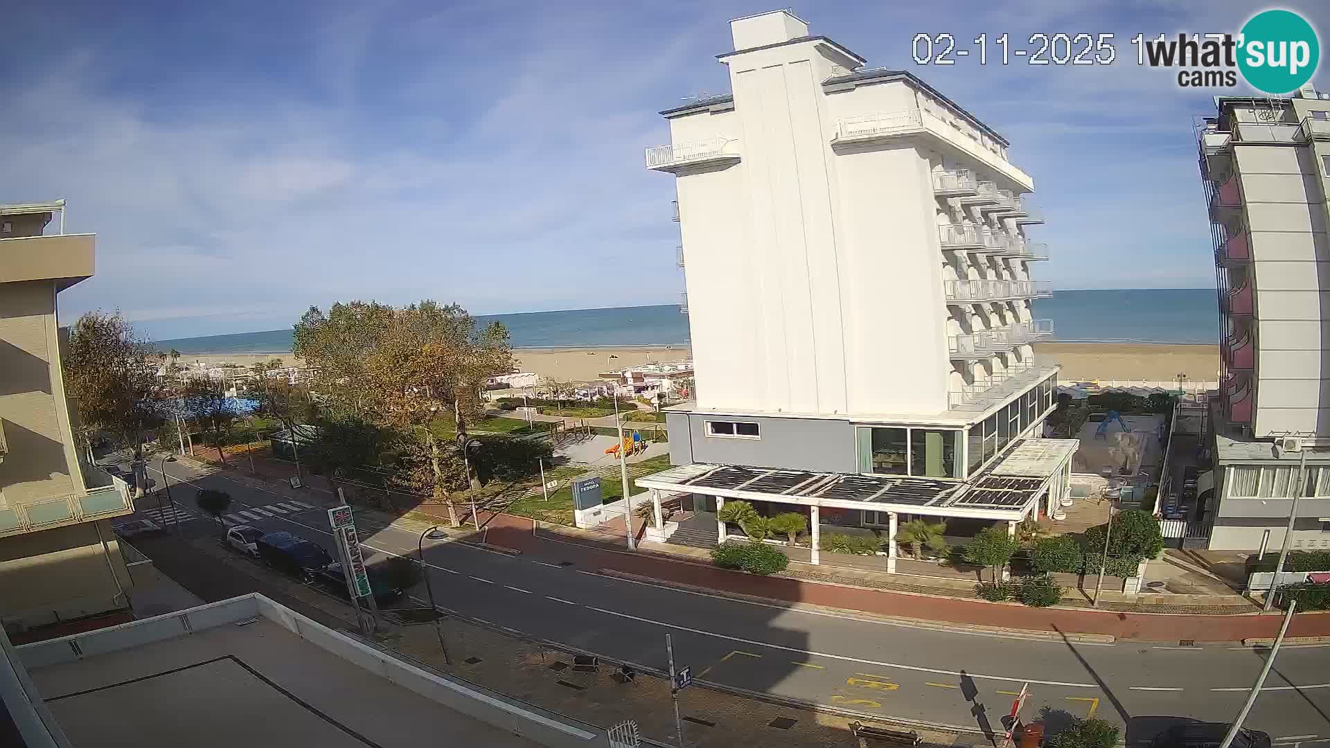 Riccione livecam beach and La Malfa gardens – Bagni Oreste spiaggia 115