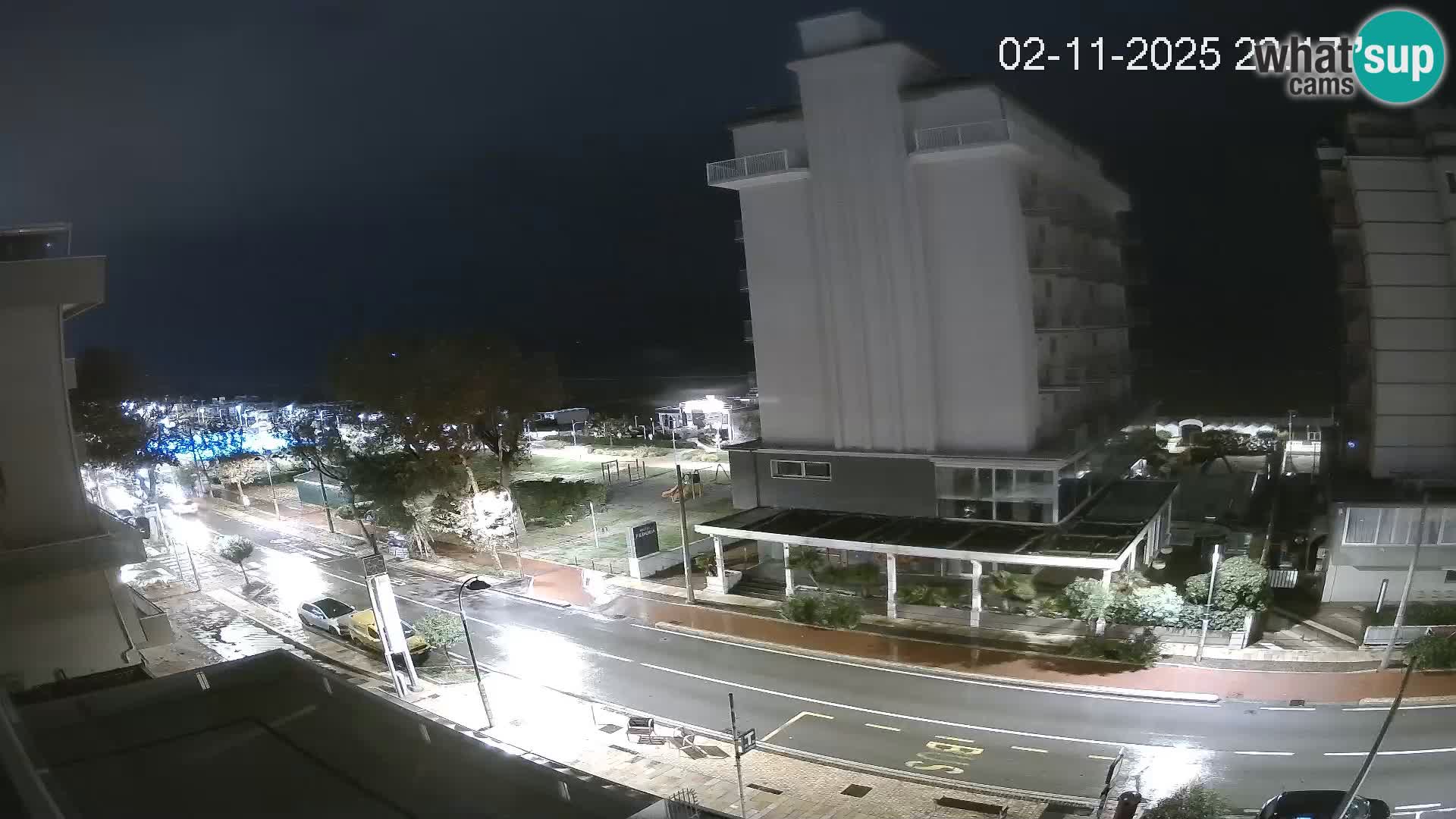 Riccione webcam playa y jardines La Malfa – Playa Bagni Oreste 115