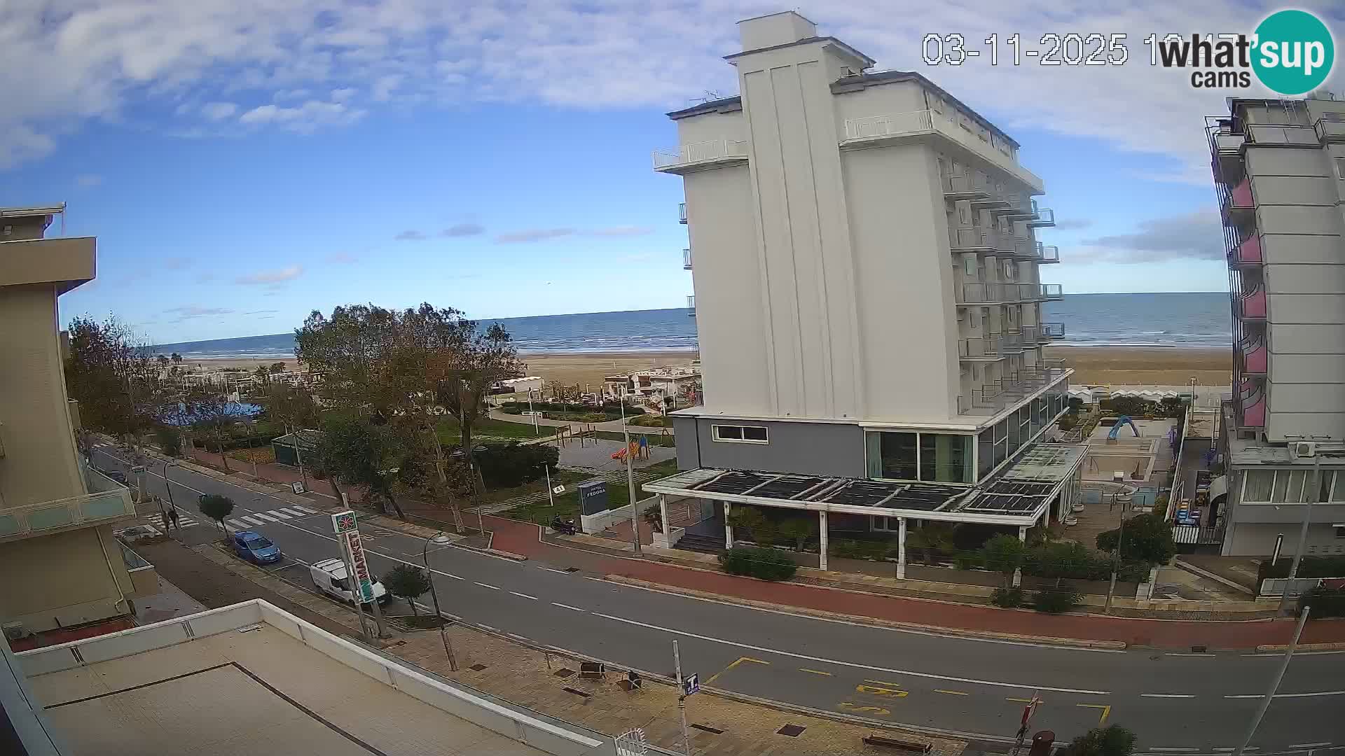 Riccione livecam beach and La Malfa gardens – Bagni Oreste spiaggia 115