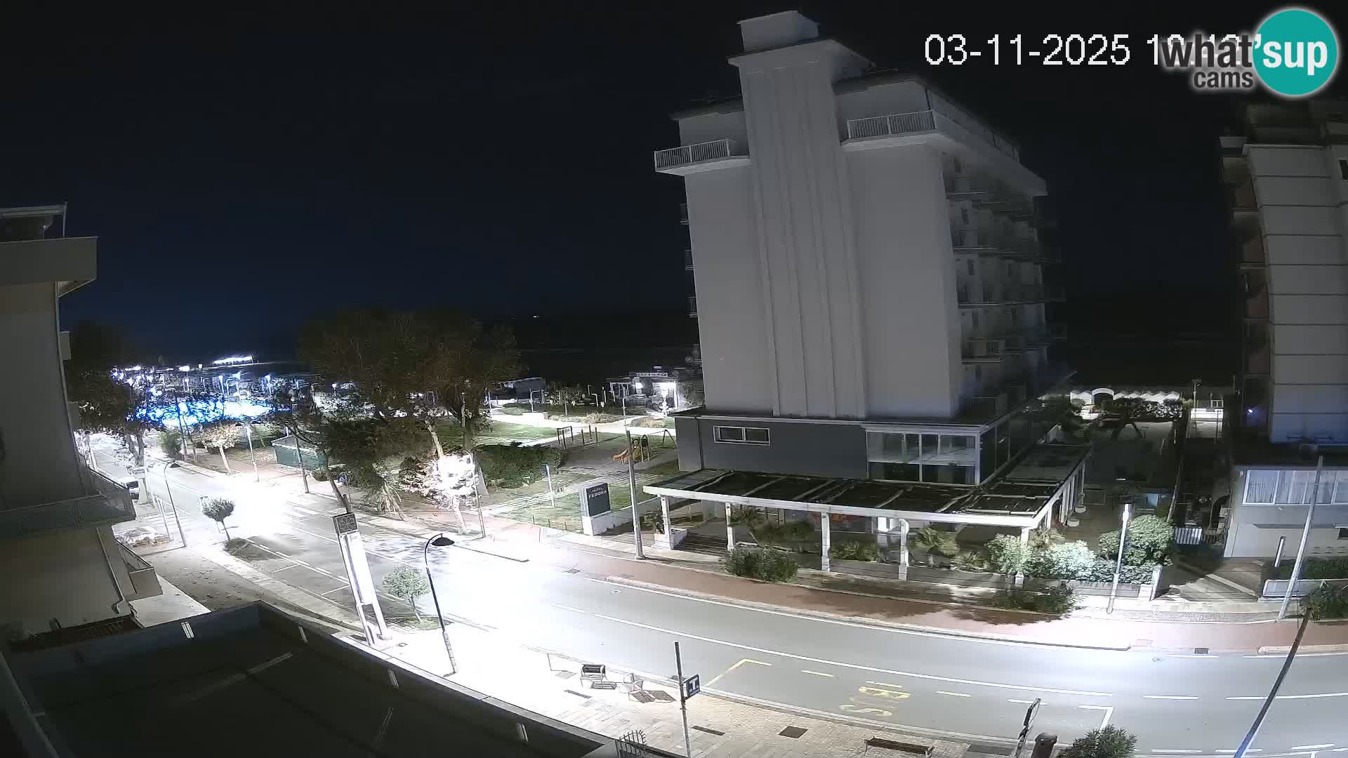 Riccione Webcam Strand und Gärten La Malfa – Bagni Oreste Strand 115