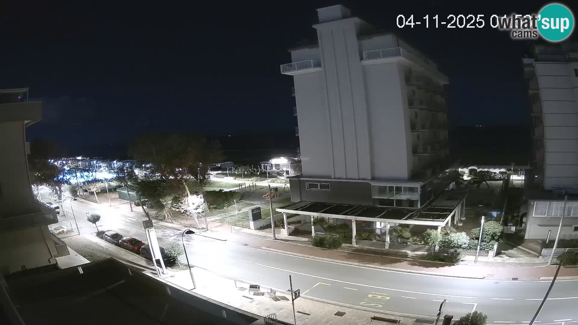 Riccione webcam plage et jardins La Malfa – Bagni Oreste plage 115