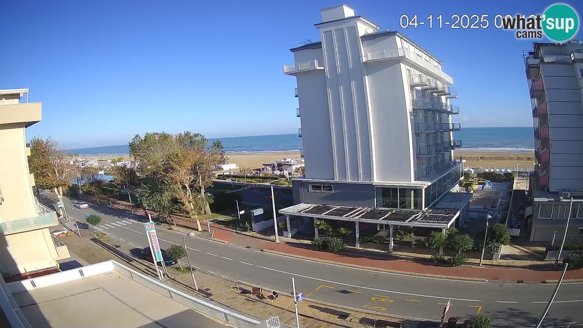 Riccione webcam spiaggia e giardini La Malfa – Bagni Oreste spiaggia 115
