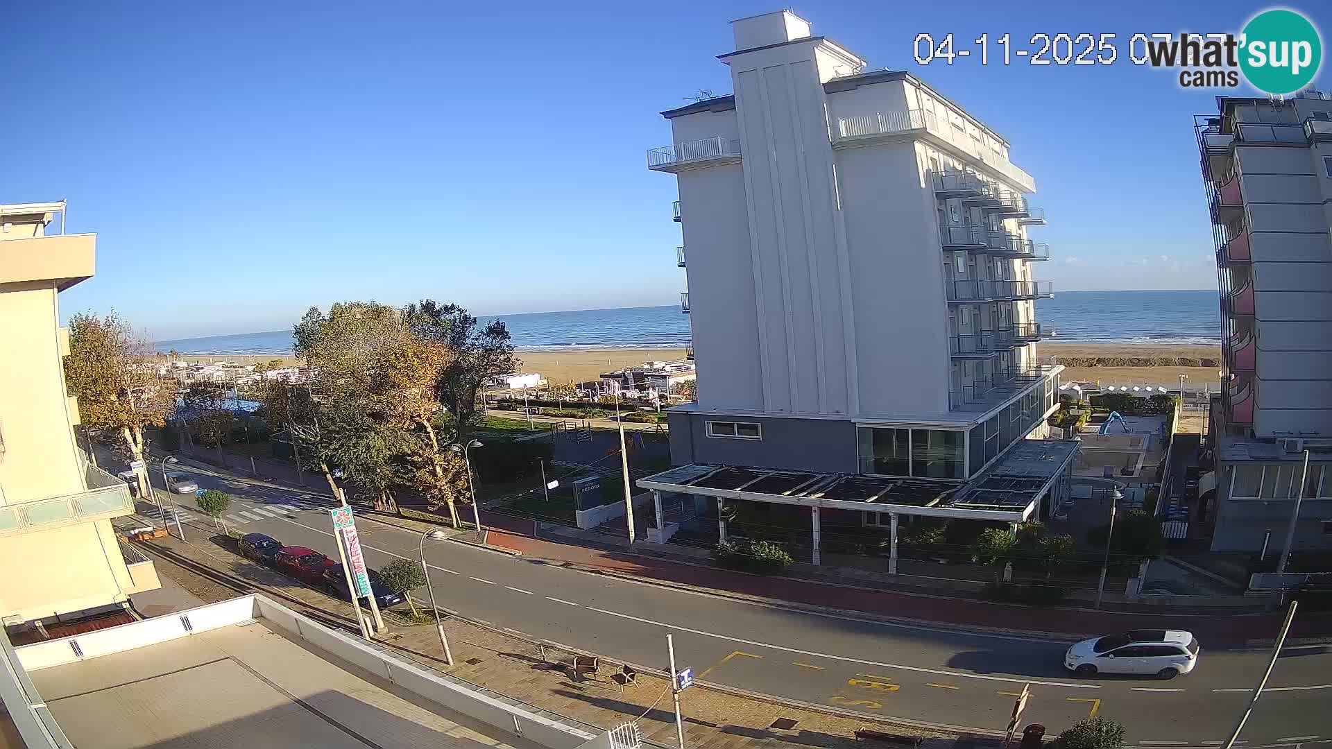 Riccione Webcam Strand und Gärten La Malfa – Bagni Oreste Strand 115