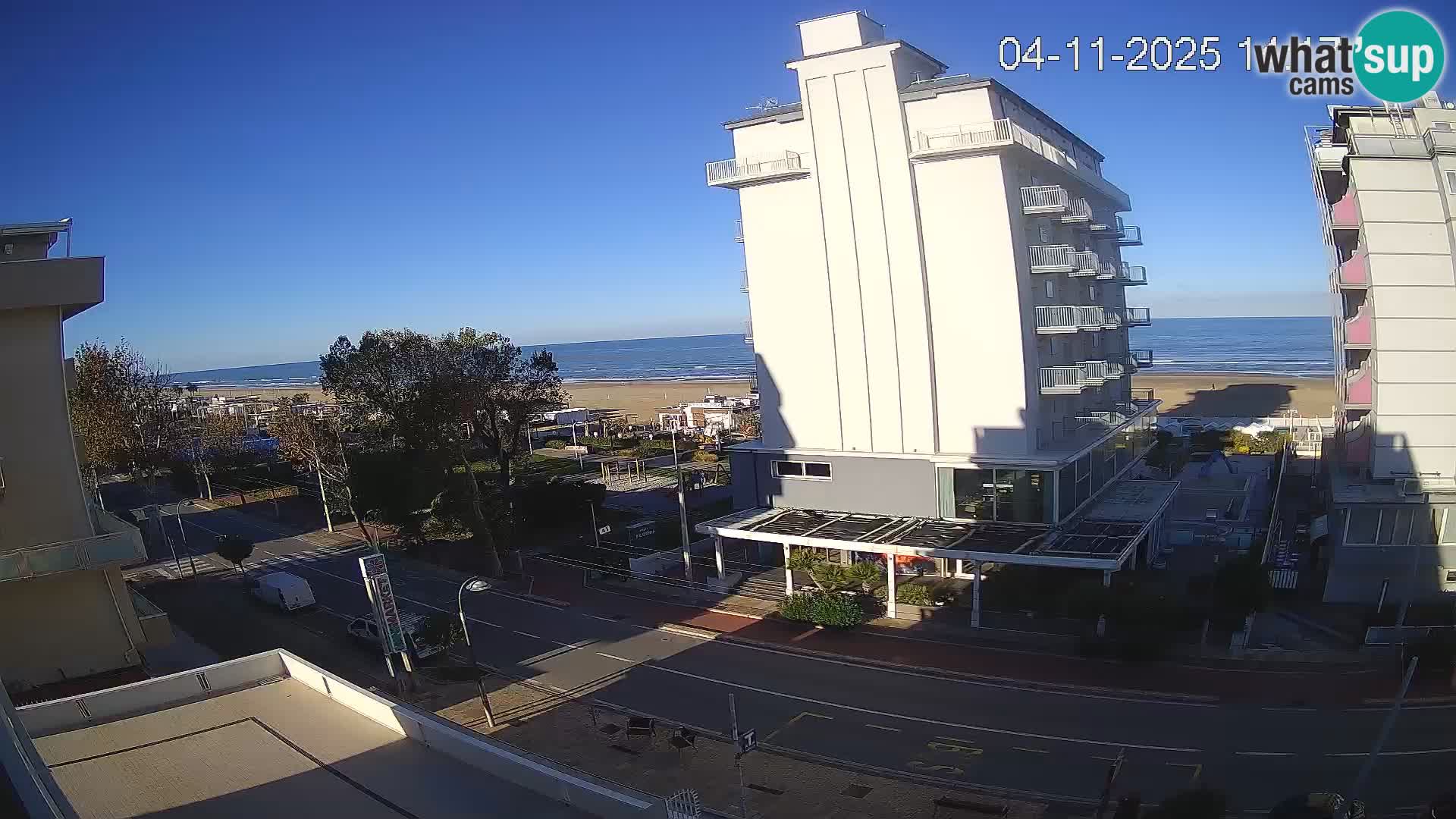 Riccione webcam spiaggia e giardini La Malfa – Bagni Oreste spiaggia 115