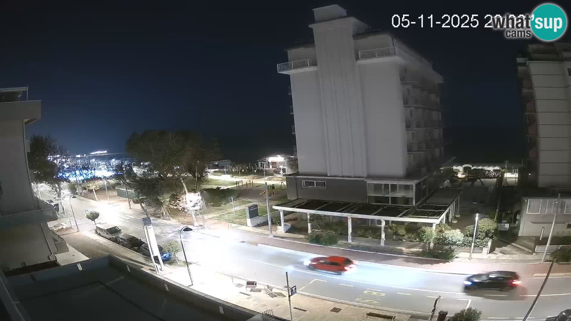 Riccione webcam spiaggia e giardini La Malfa – Bagni Oreste spiaggia 115