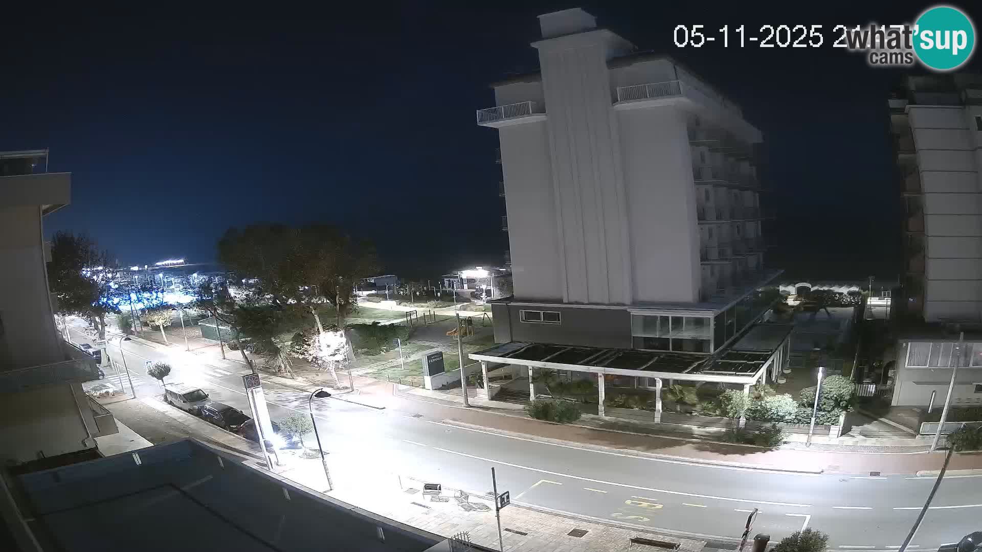 Riccione webcam spiaggia e giardini La Malfa – Bagni Oreste spiaggia 115