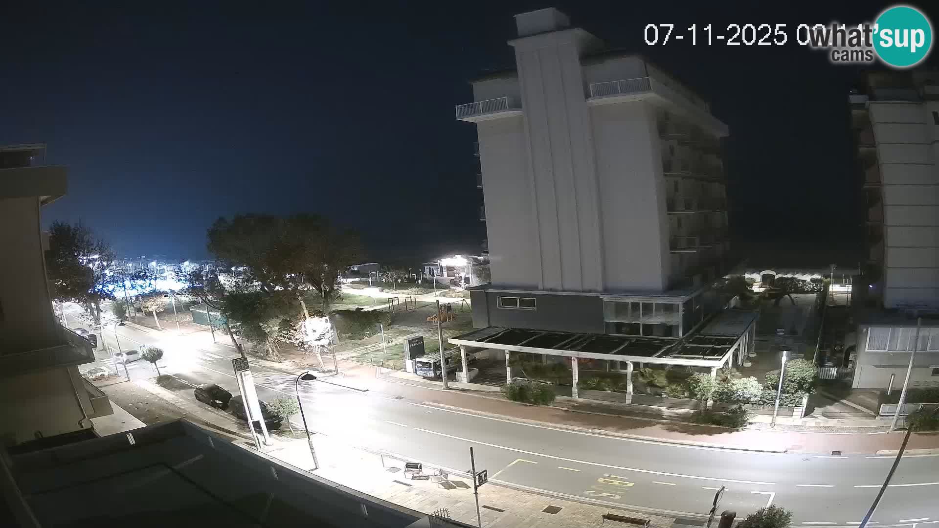Riccione Webcam Strand und Gärten La Malfa – Bagni Oreste Strand 115