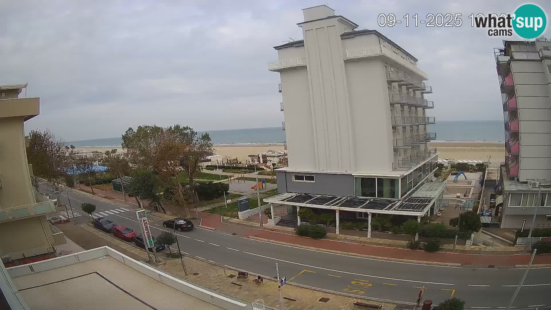 Riccione Webcam Strand und Gärten La Malfa – Bagni Oreste Strand 115