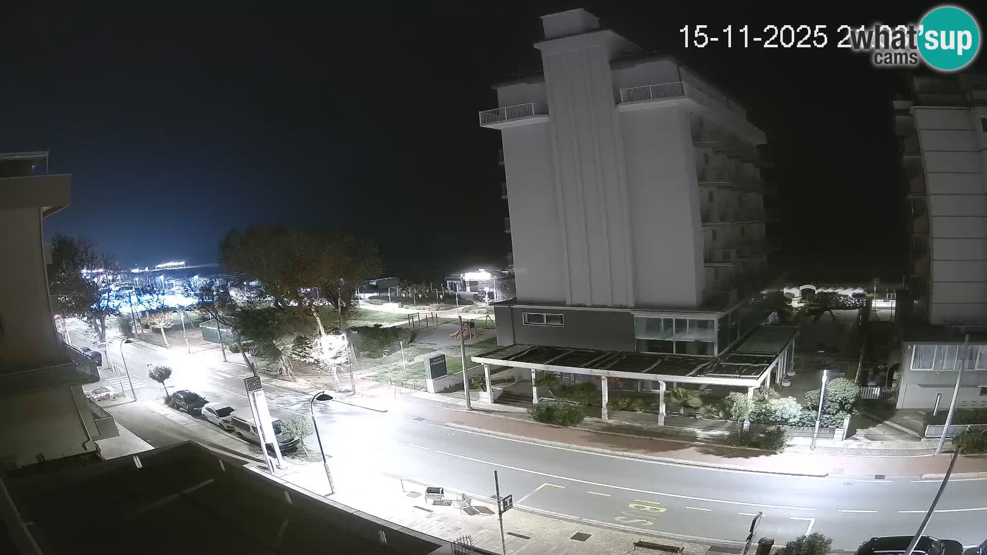 Riccione webcam playa y jardines La Malfa – Playa Bagni Oreste 115