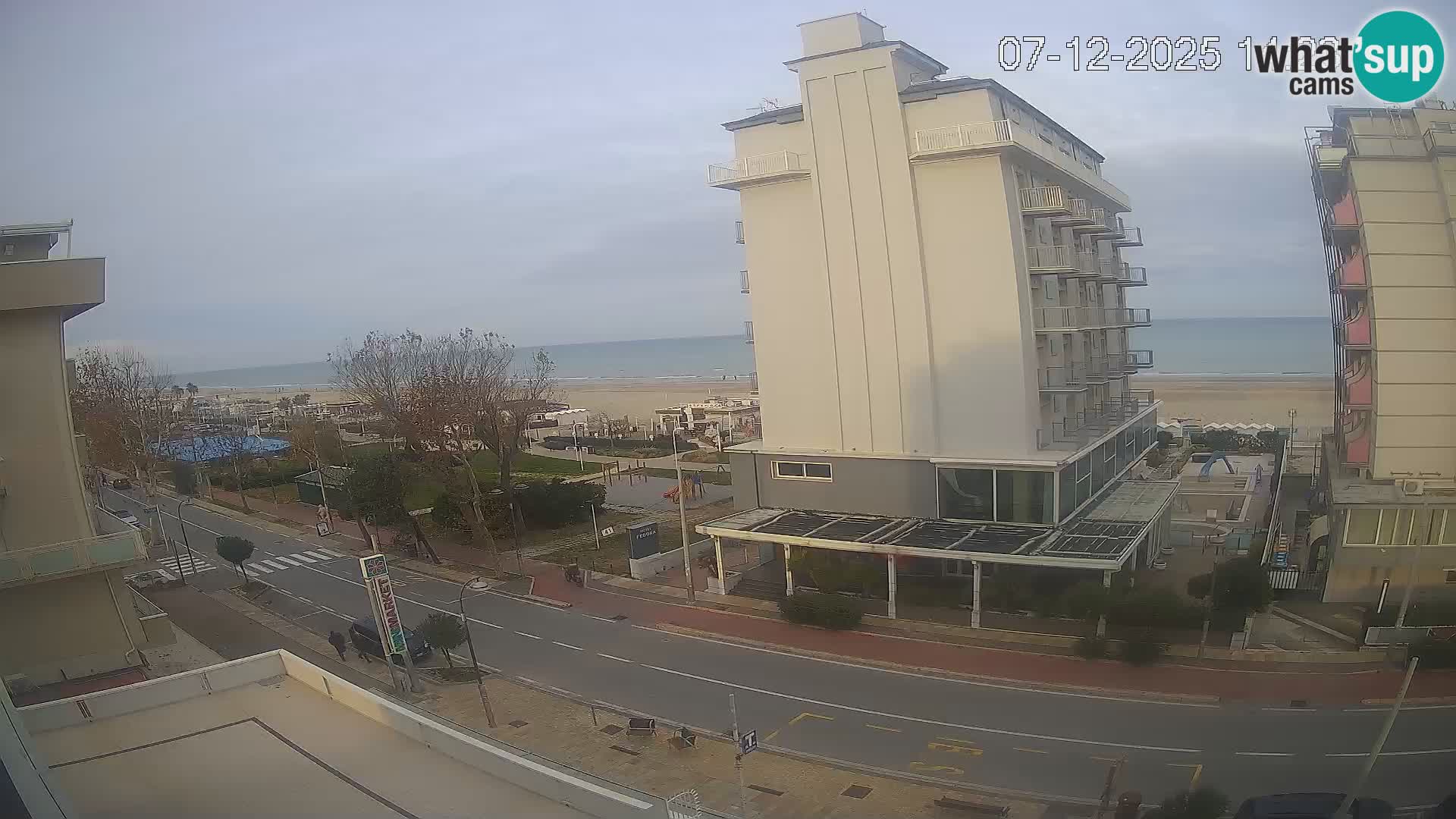 Riccione Webcam Strand und Gärten La Malfa – Bagni Oreste Strand 115