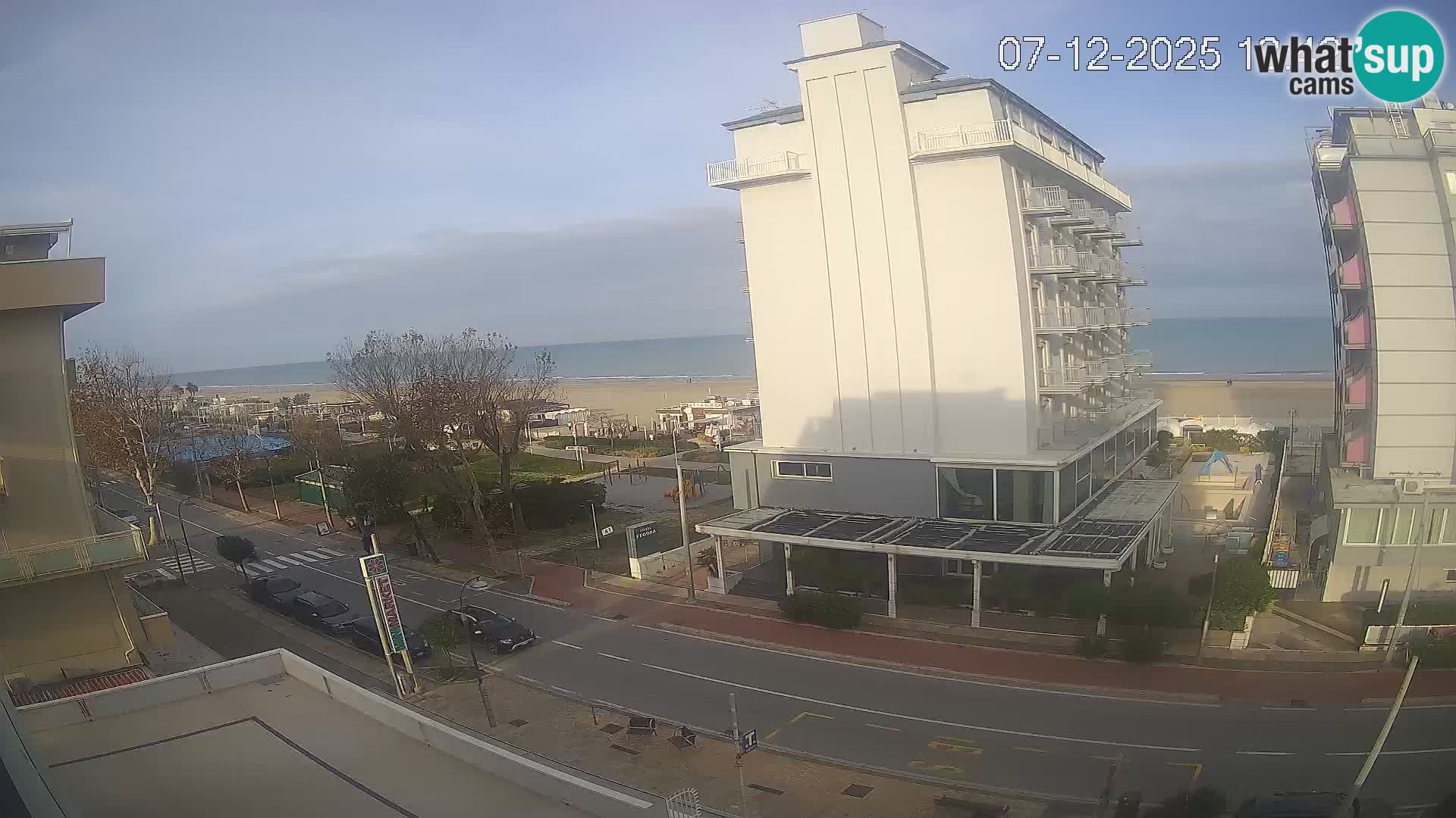 Riccione Webcam Strand und Gärten La Malfa – Bagni Oreste Strand 115
