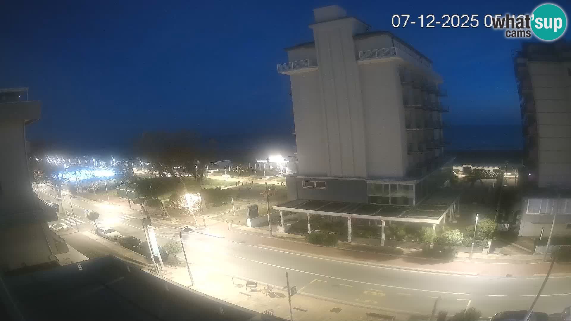 Riccione Webcam Strand und Gärten La Malfa – Bagni Oreste Strand 115