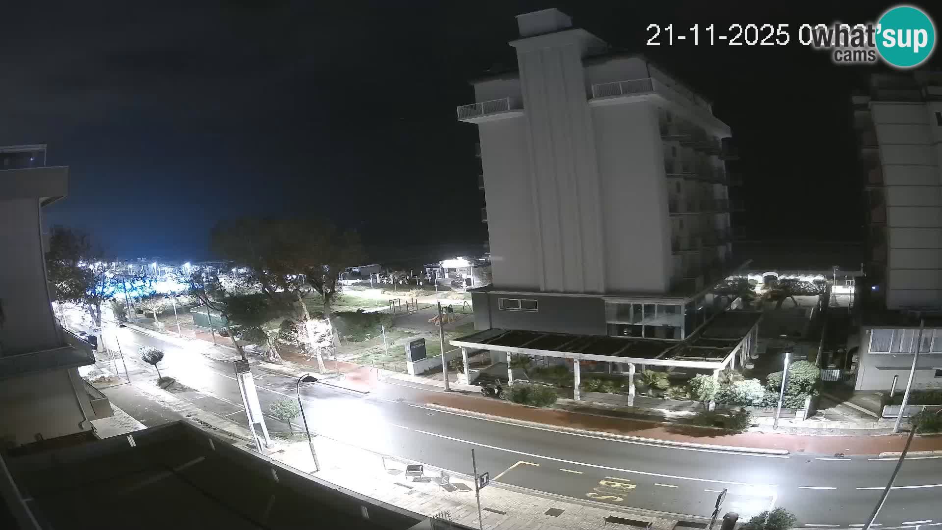 Riccione webcam plage et jardins La Malfa – Bagni Oreste plage 115