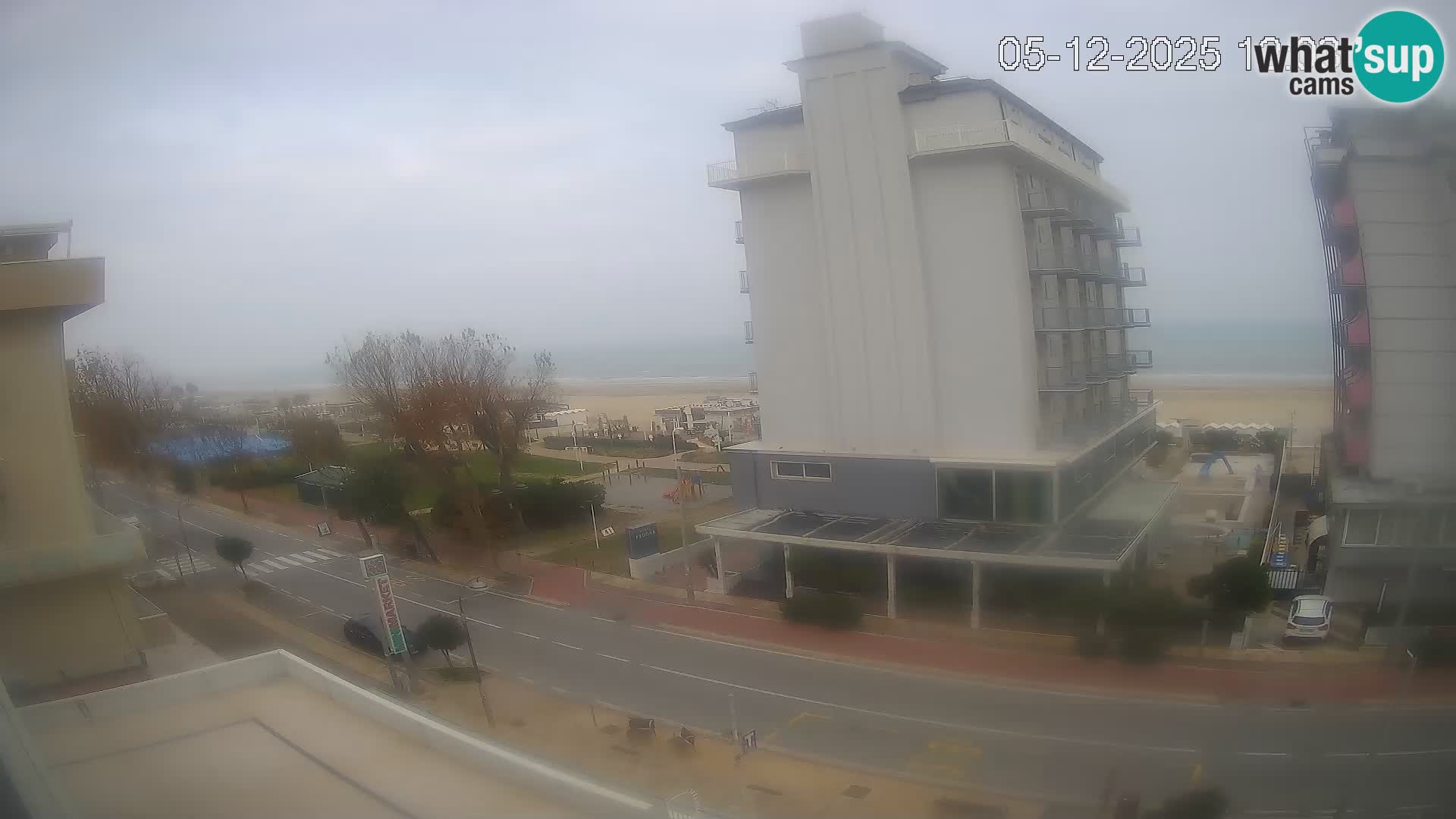 Riccione web kamera plaža i vrtovi La Malfa – plaža Bagni Oreste 115